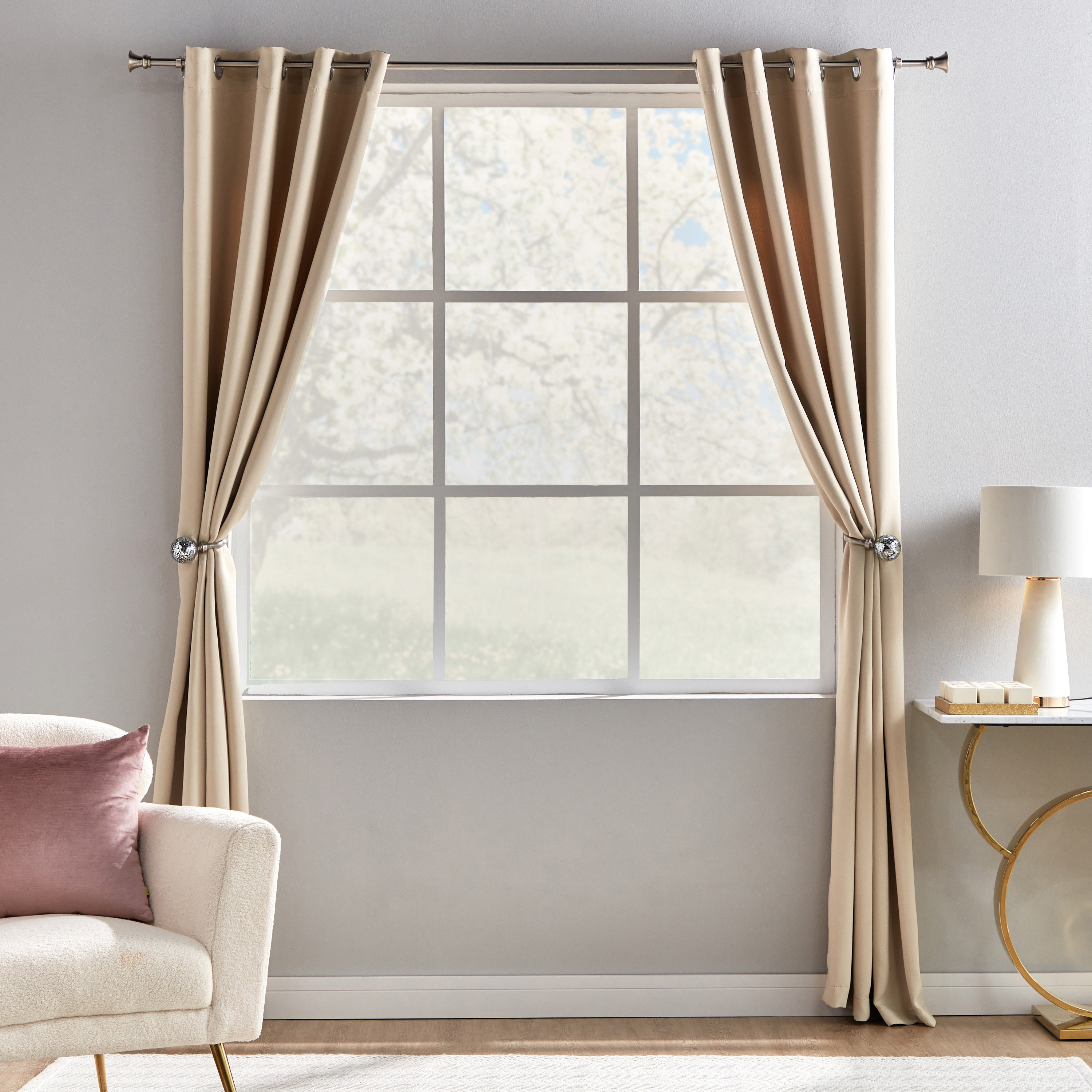 Manzana Waldo Blackout Curtain Pair - 135x240 cm-household-windows-curtains-image-5