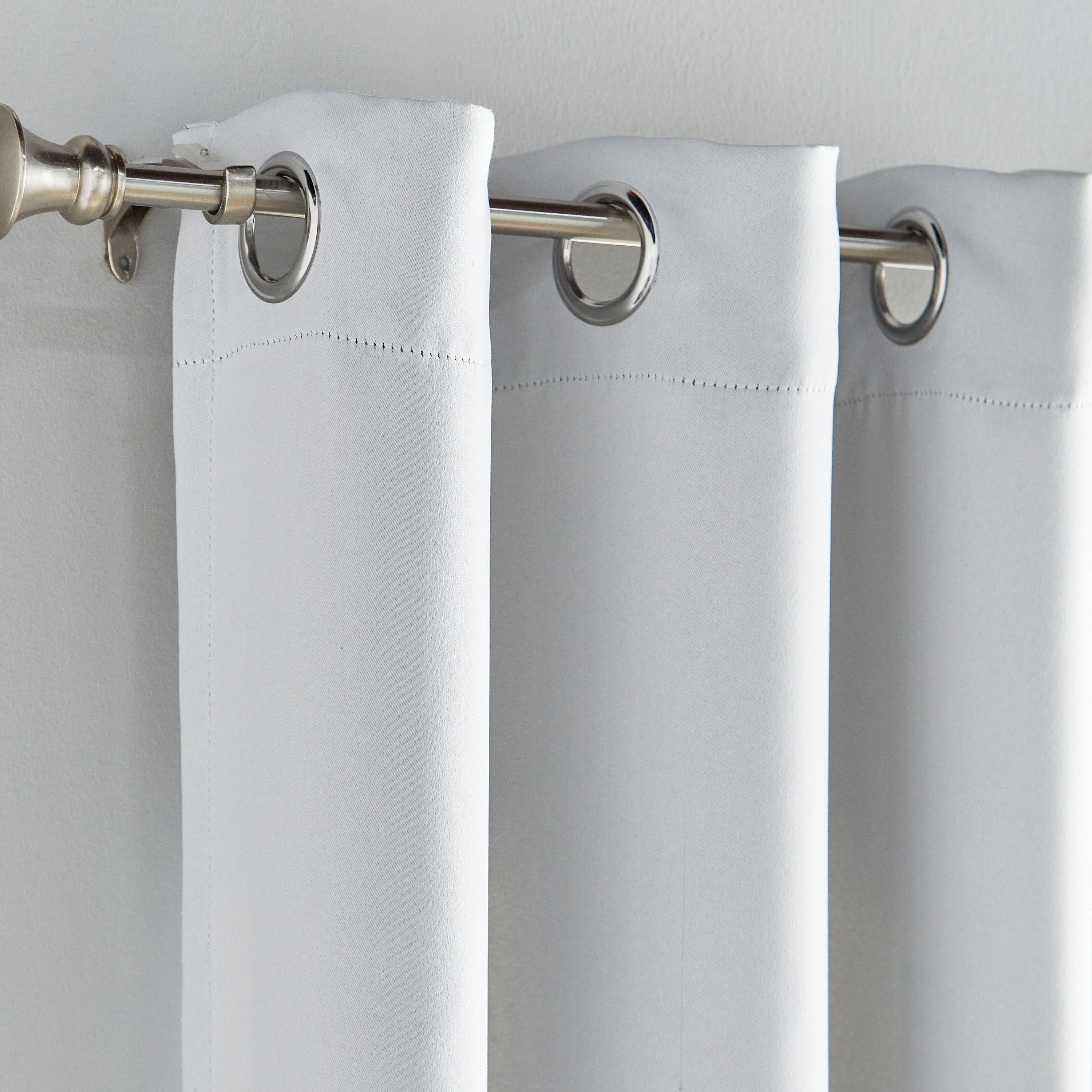 طقم ستائر معتمة غير مبطنة قطعتين - مانزانا والدو - 135x240 سم -household-windows-curtains-image-3