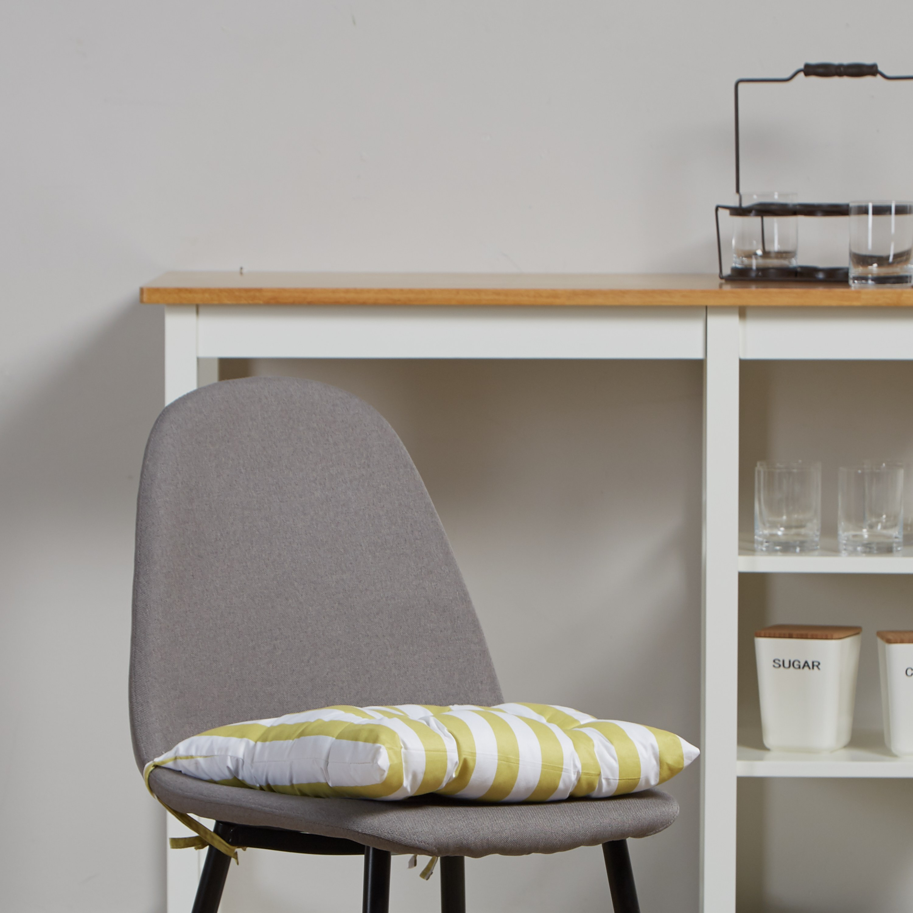 Prima Striped Chair Pad-household-cushionsandthrows-chairpads-image-2