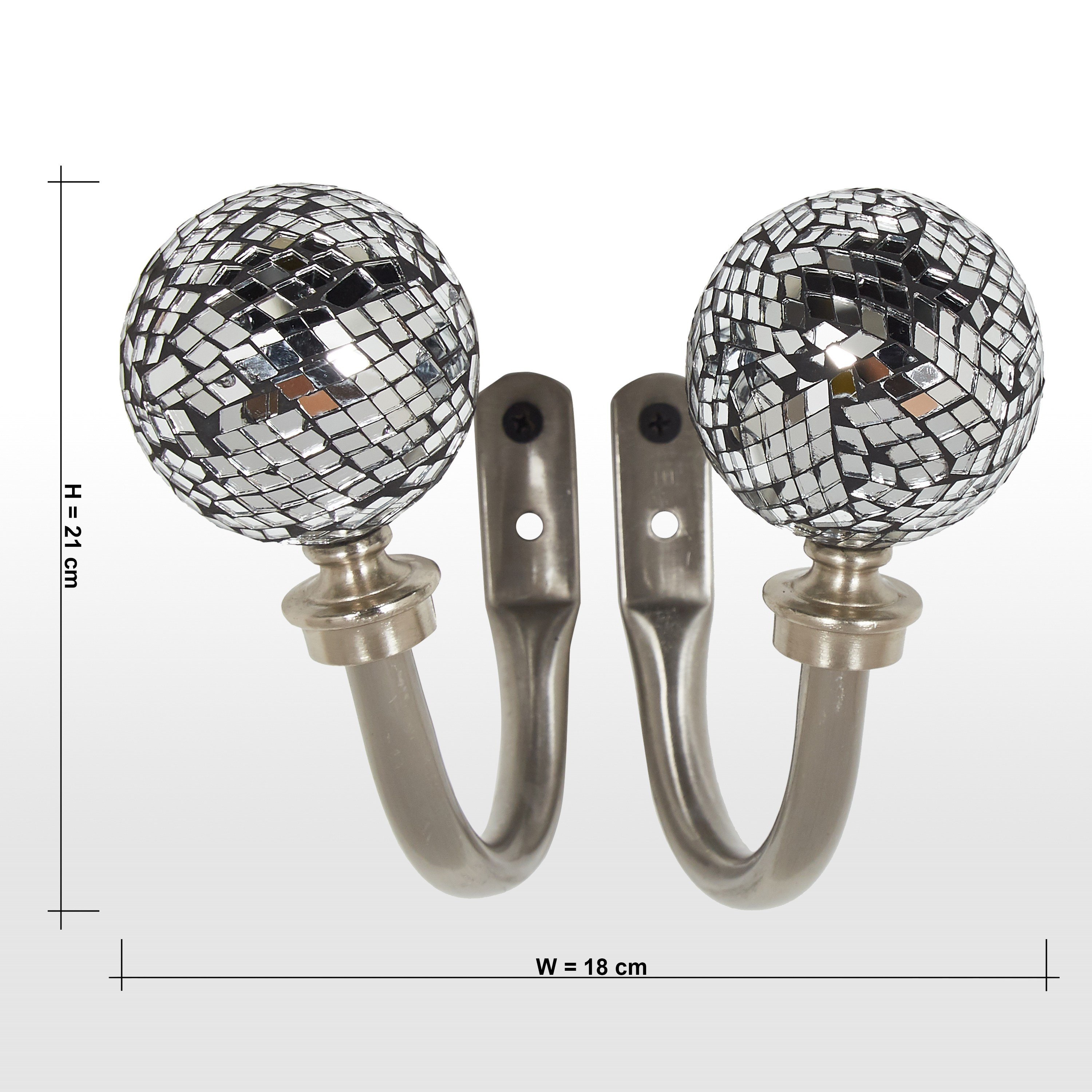 Crowne 2-Piece Curtain Tieback Set - 21 cm-household-windows-curtainrodsandaccessories-windowaccessories-image-4