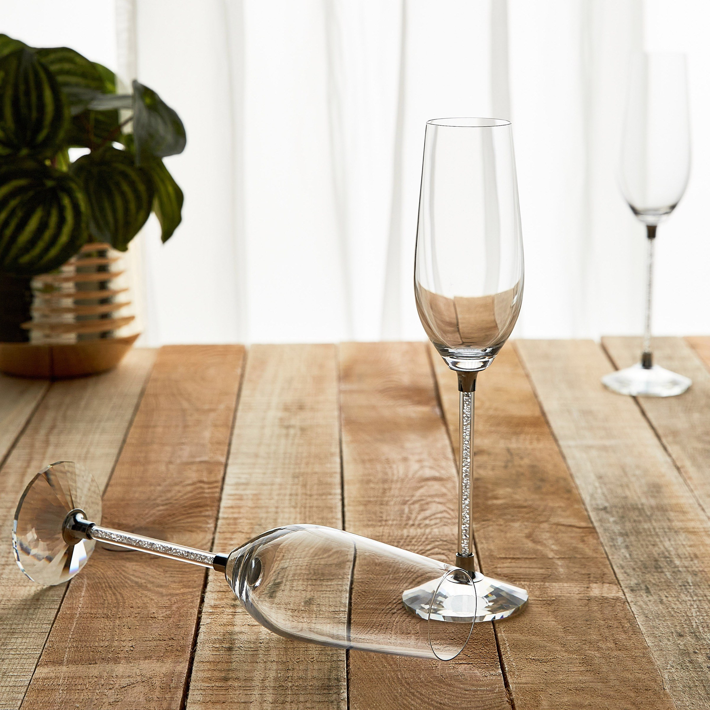 Moundou 4-Piece Flute Glass Set - 235 ml-household-dining-glassware-stemware-image-2