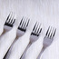 شوك حلويات ستانلس ستيل - طقم من 4 قطع-household-dining-cutlery-spoonsforksandknives-image-1