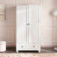 Little Darling 2-Door Wardrobe with Drawers-babyandkids-roomfurniture-wardrobes-image-2