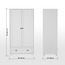 Little Darling 2-Door Wardrobe with Drawers-babyandkids-roomfurniture-wardrobes-image-8