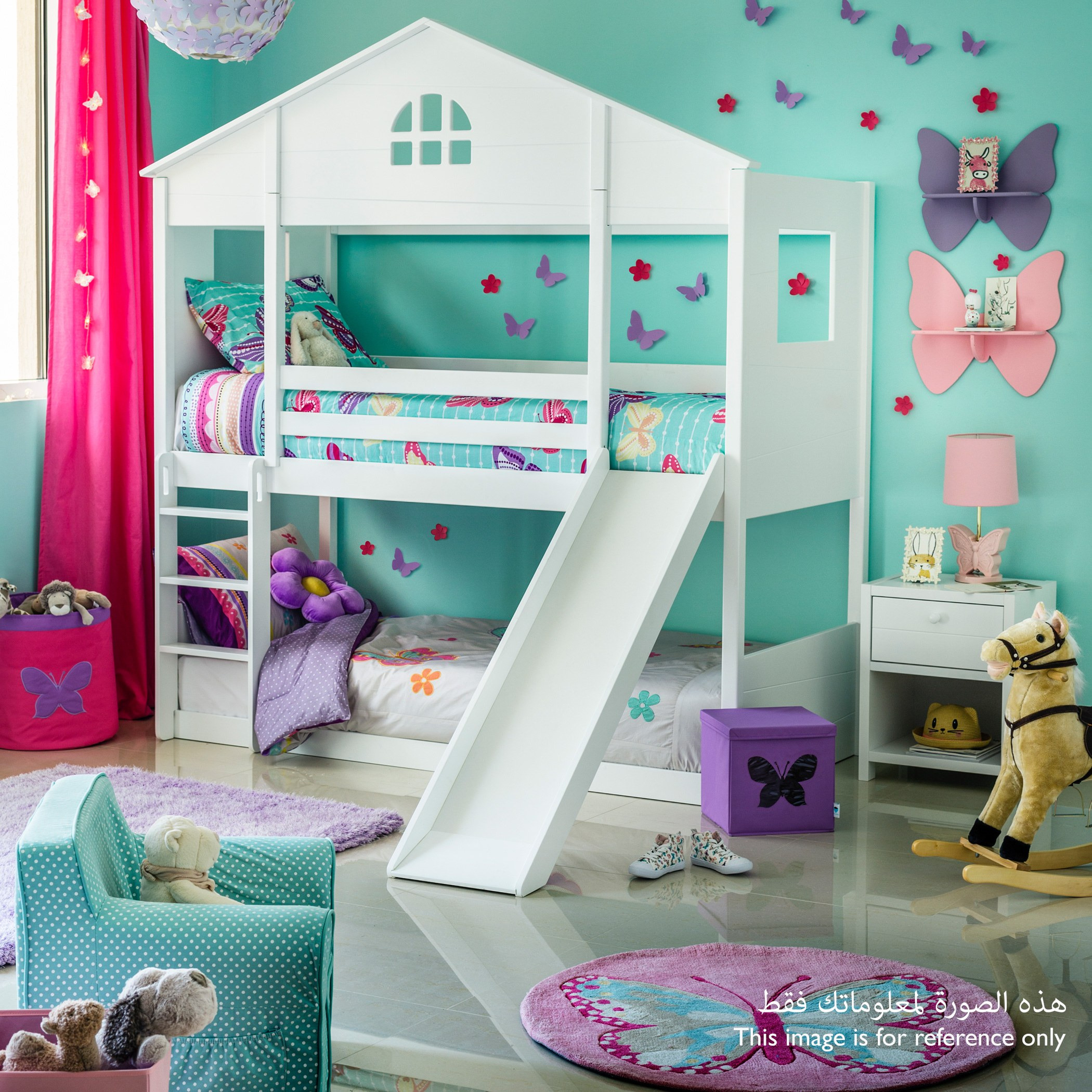 زحليقة لسرير بطابقين - هاربز هاوس-babyandkids-kidsbeds-bunkandloftbeds-image-2