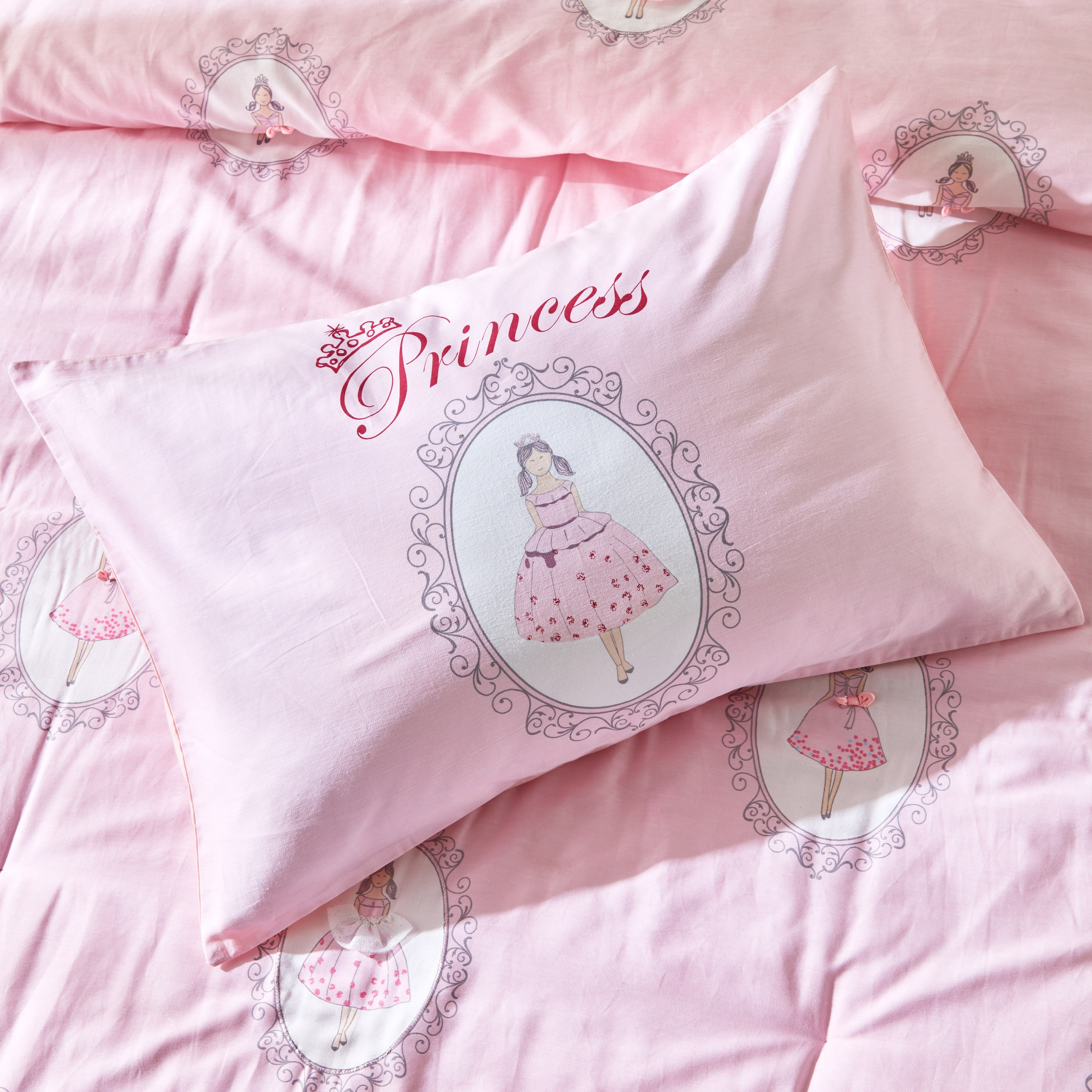 Pink princess cheap comforter