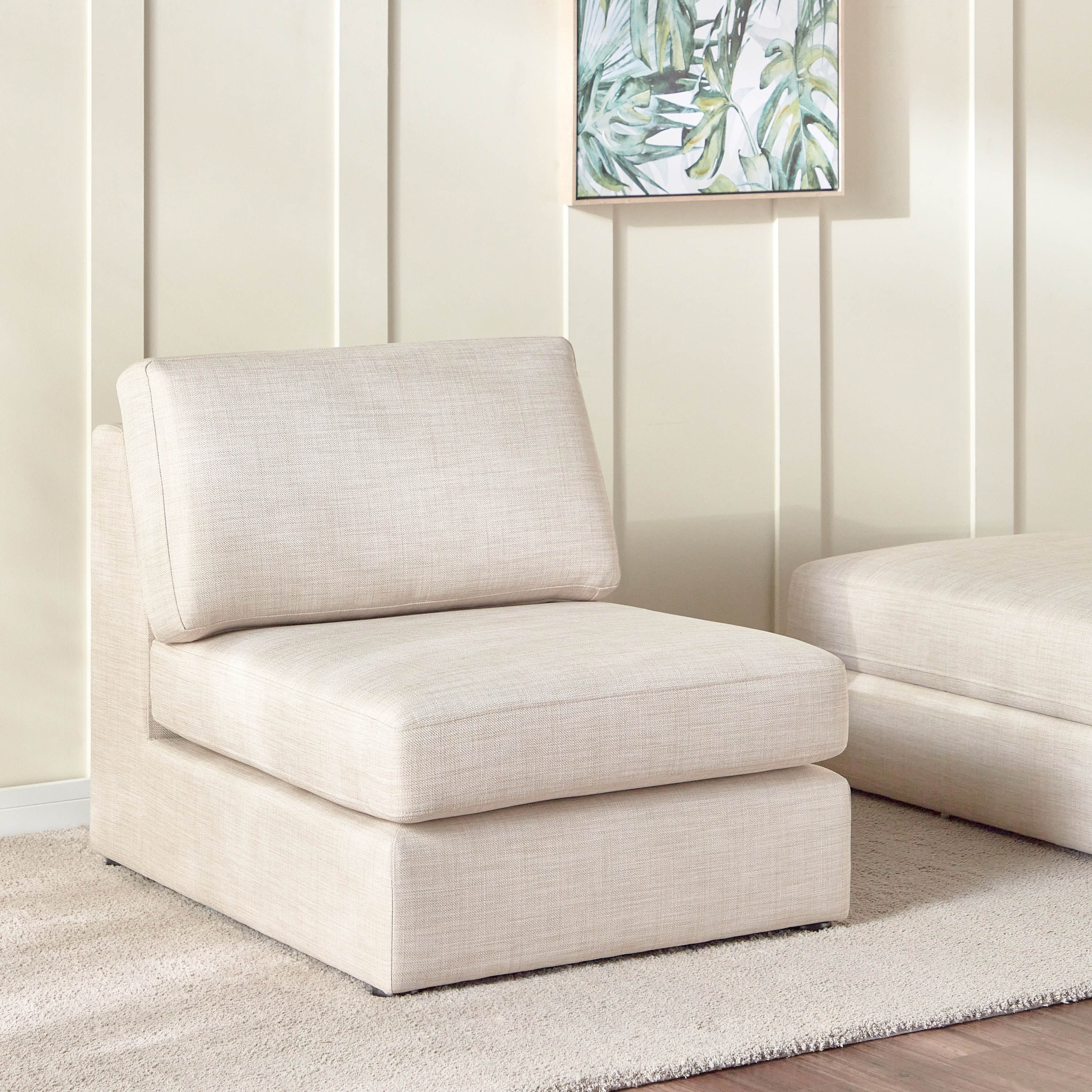 Armless Module Sofa Shop Eterno Fabric Armless Modular Sofa | Homecentre Oman