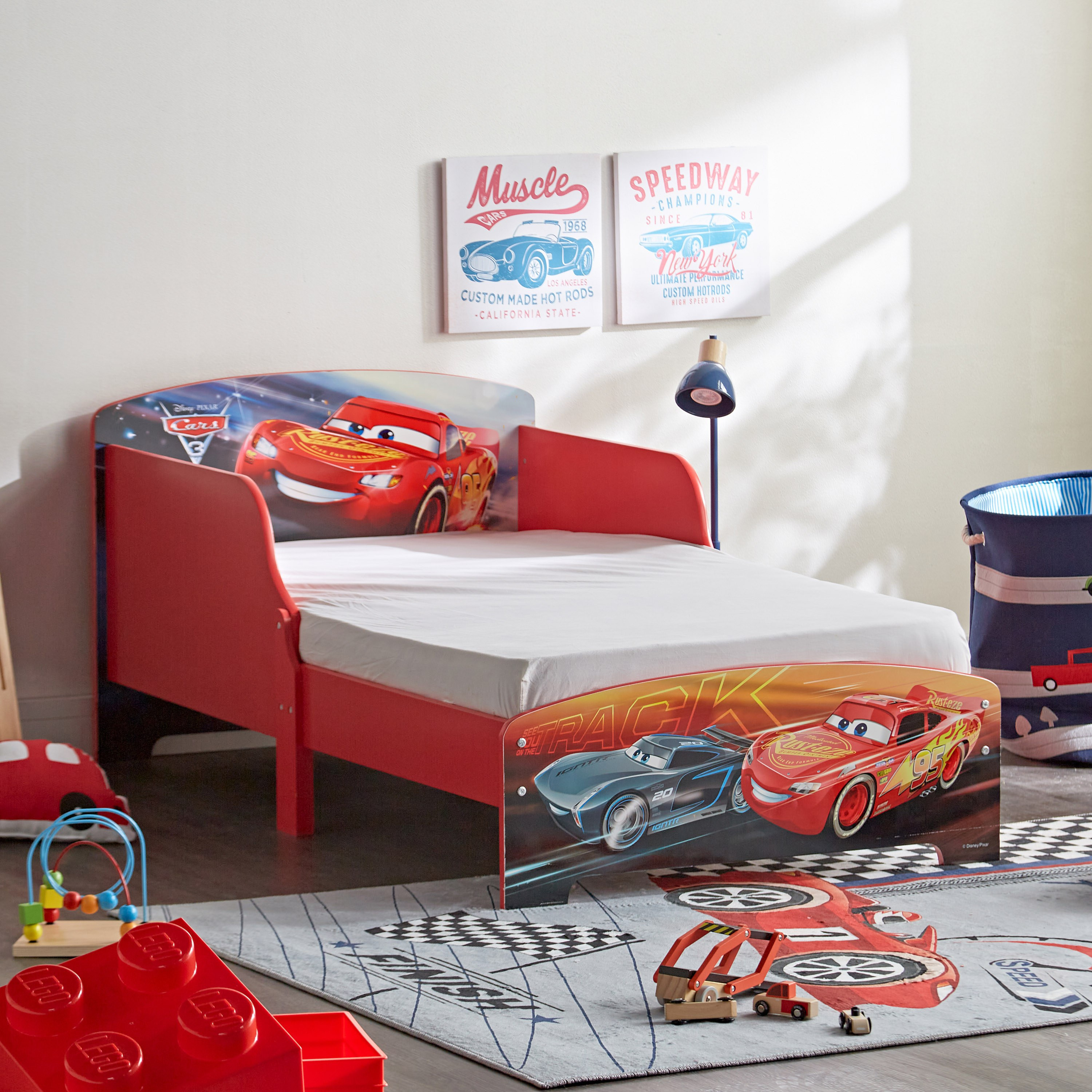 Cars bedroom set sales for toddlers