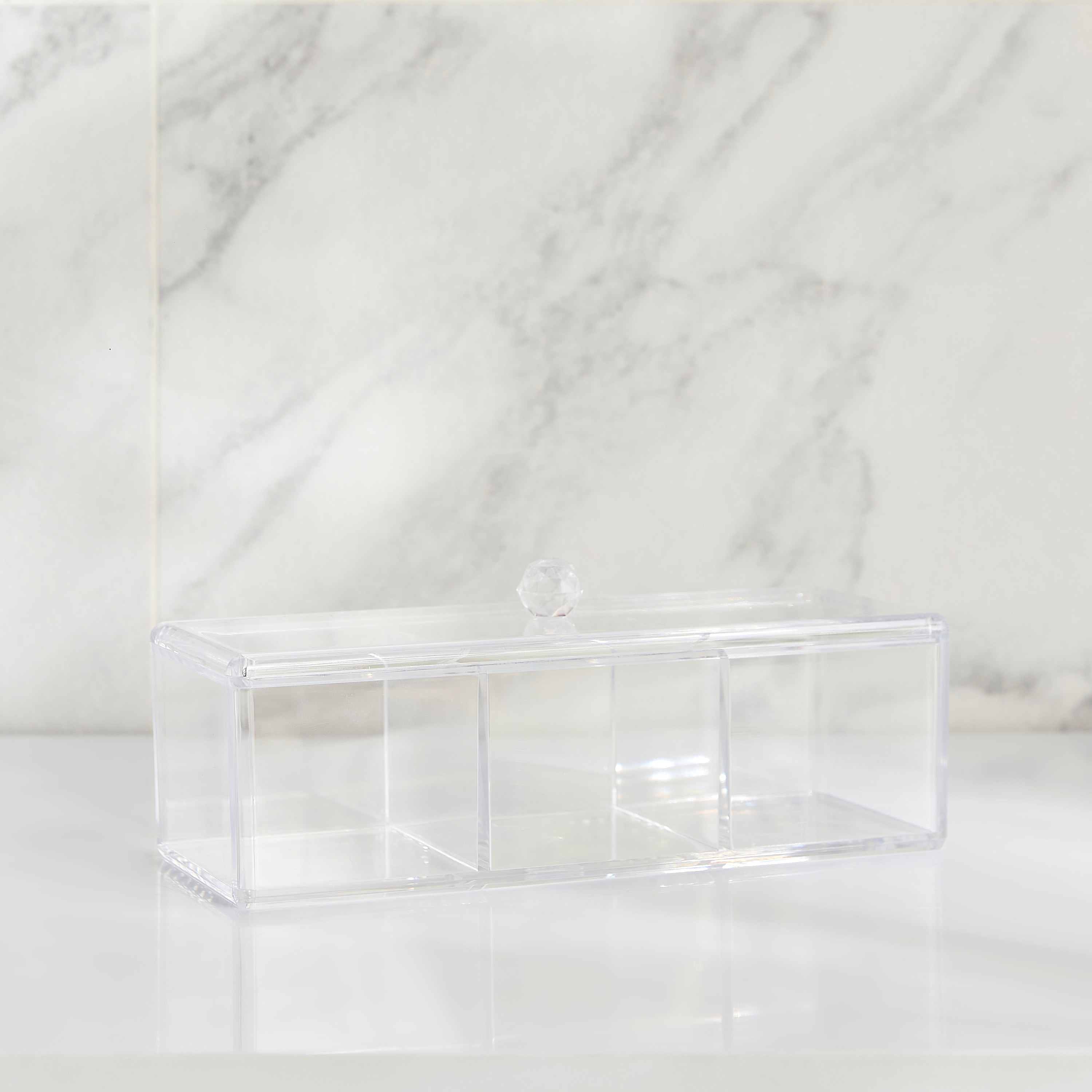 Zaya 3-Compartment Cosmetic Organizer