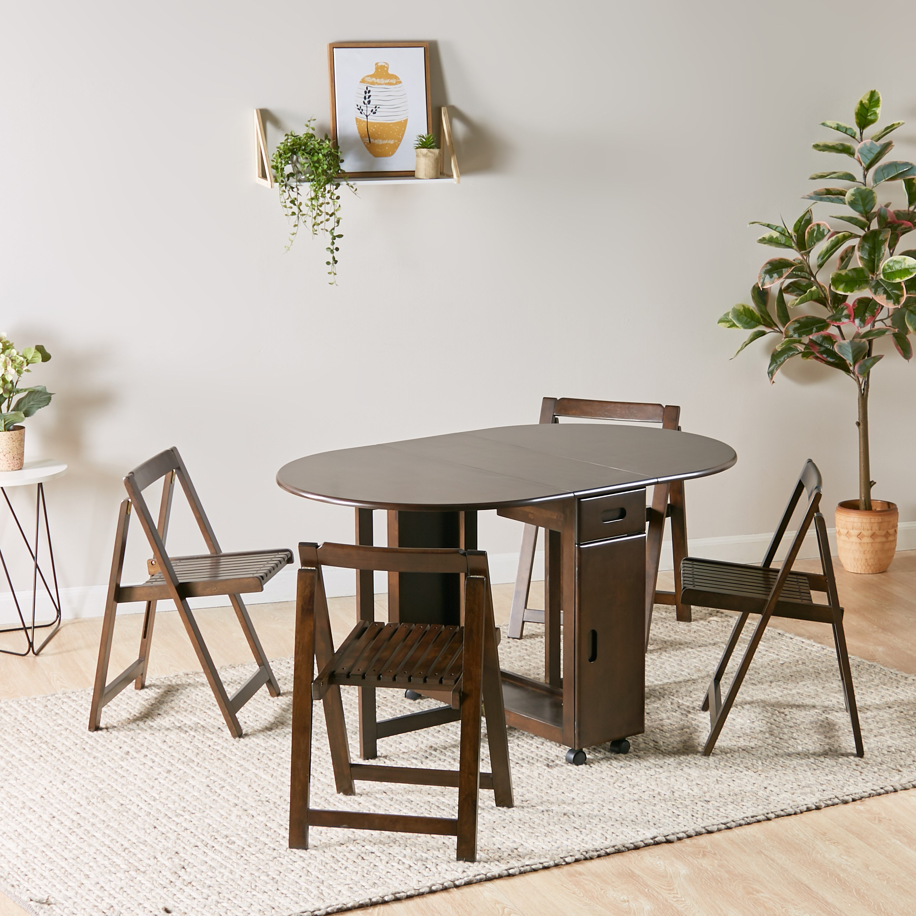 home center folding dining table