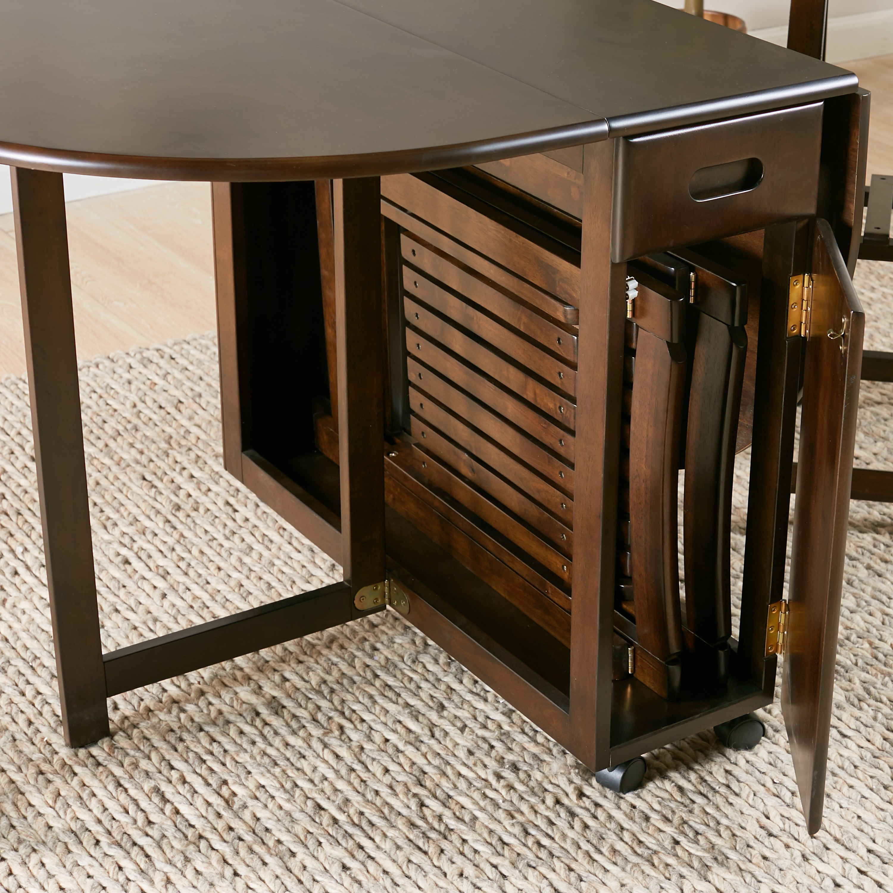 home center folding dining table