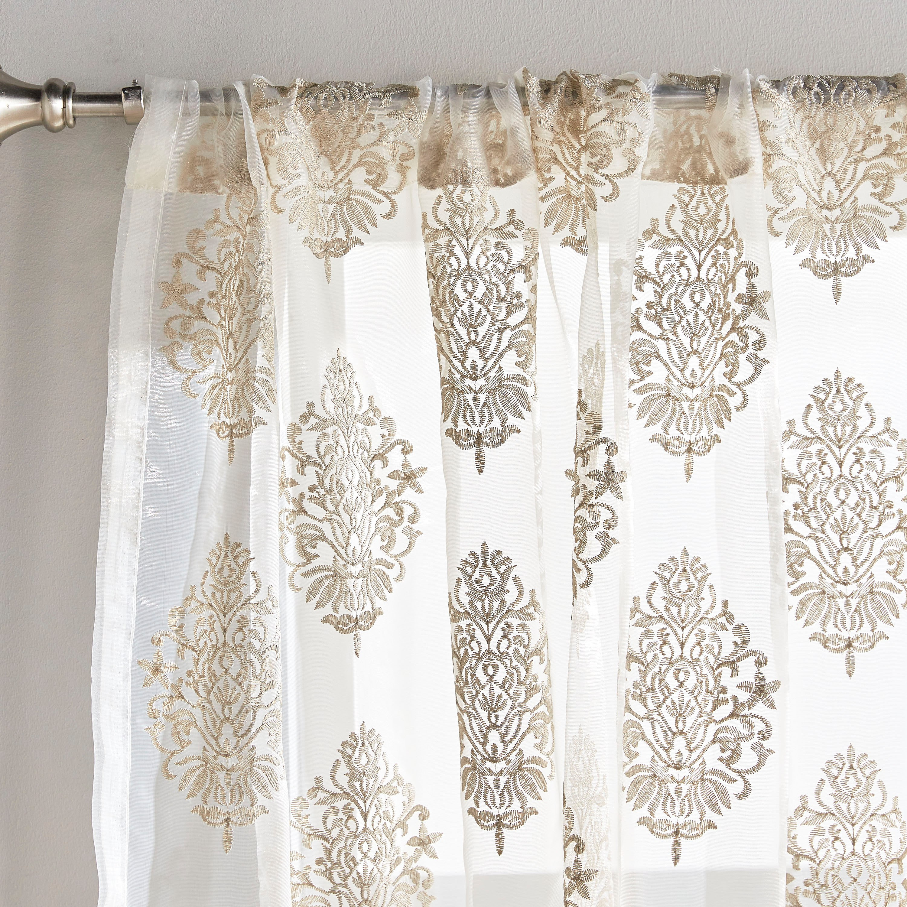 طقم ستائر شفافة قطعتين - بابري رويال - 135x300 سم-household-windows-curtains-image-2