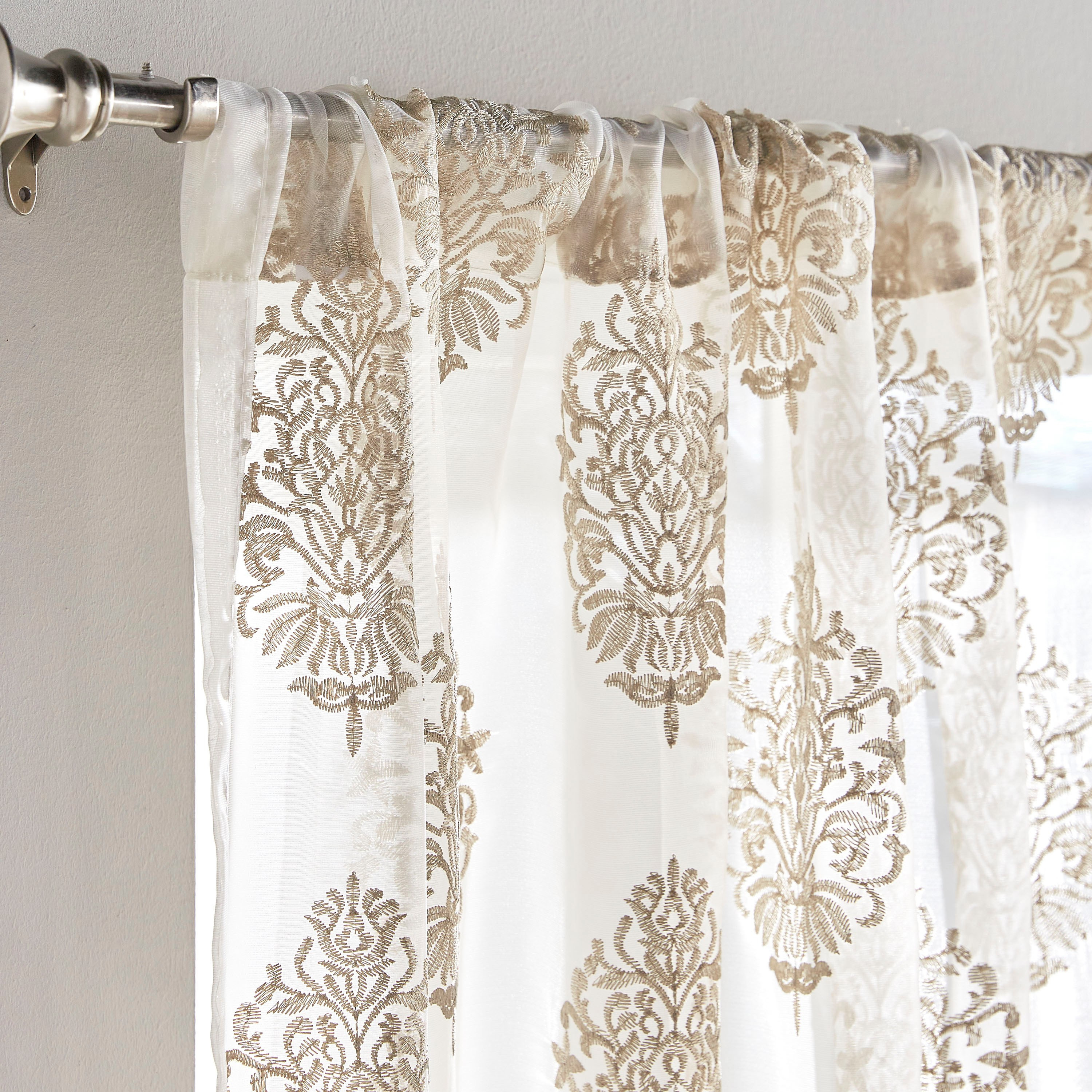 طقم ستائر شفافة قطعتين - بابري رويال - 135x300 سم-household-windows-curtains-image-3