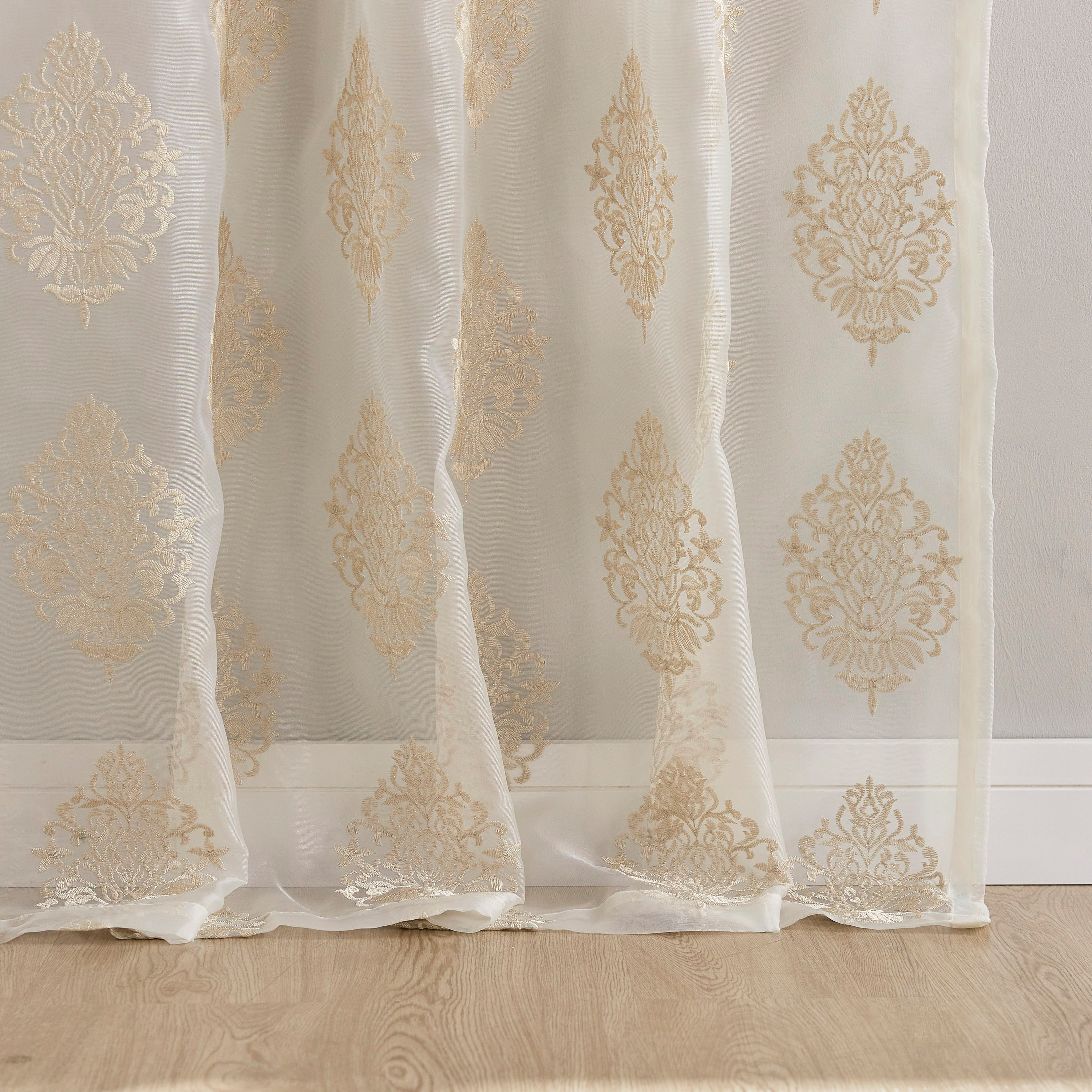 طقم ستائر شفافة قطعتين - بابري رويال - 135x300 سم-household-windows-curtains-image-4