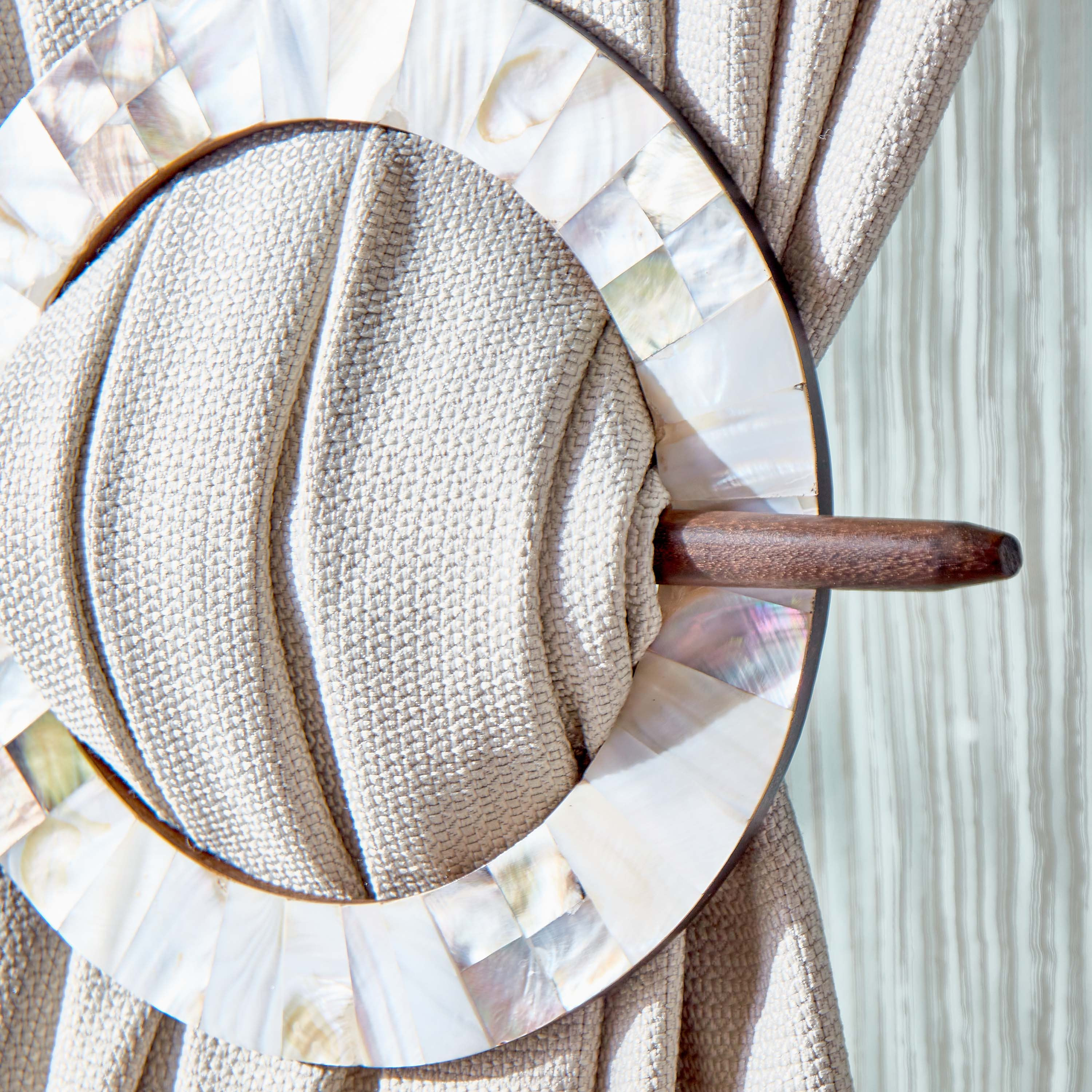 Oahu Round Curtain Tieback - 7.5 cm-household-windows-curtainrodsandaccessories-windowaccessories-image-3