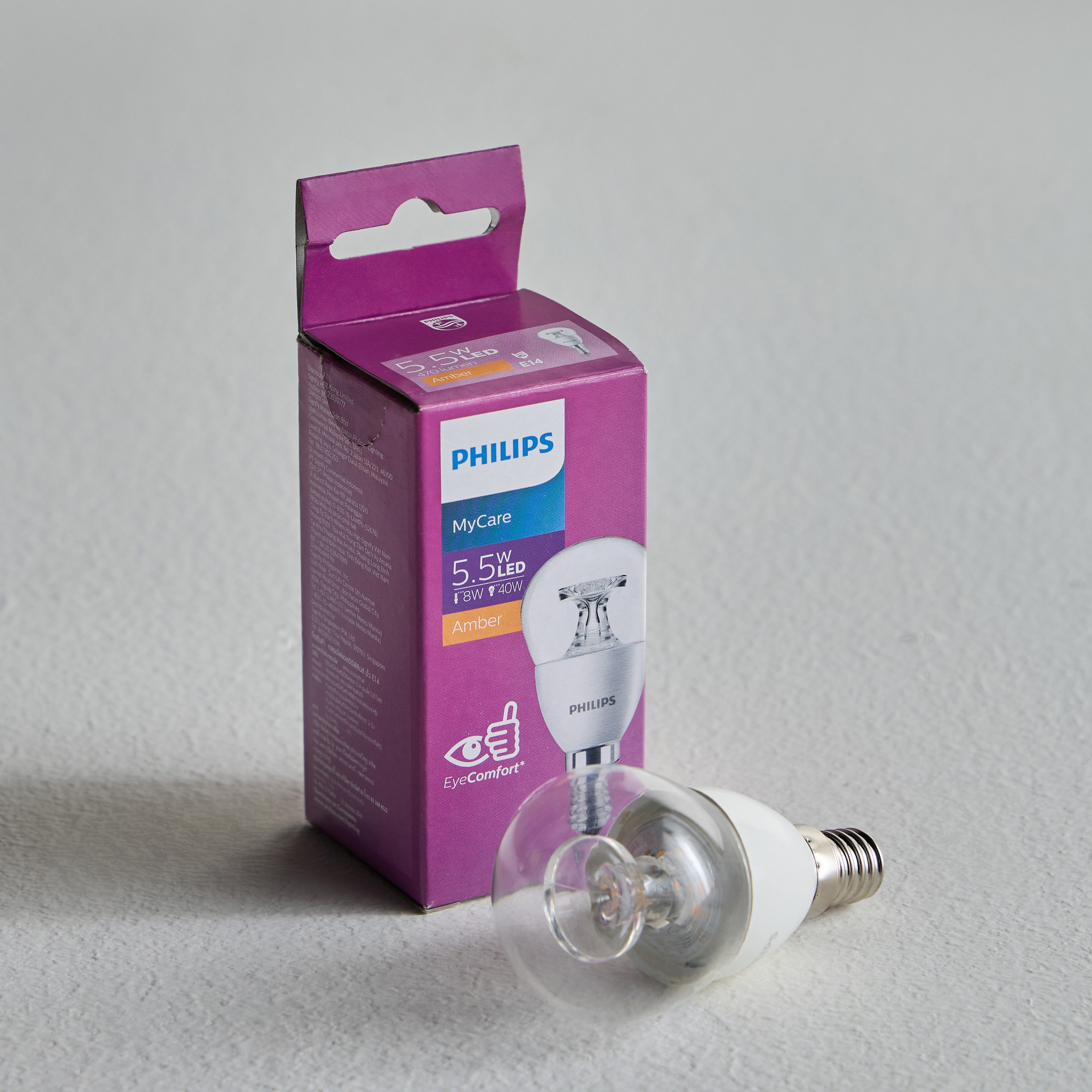 لمبة P45 إل إي دي من فيليبس - E14 470 لومن أبيض دافئ-household-lighting-bulbsandbatteries-bulbs-image-1