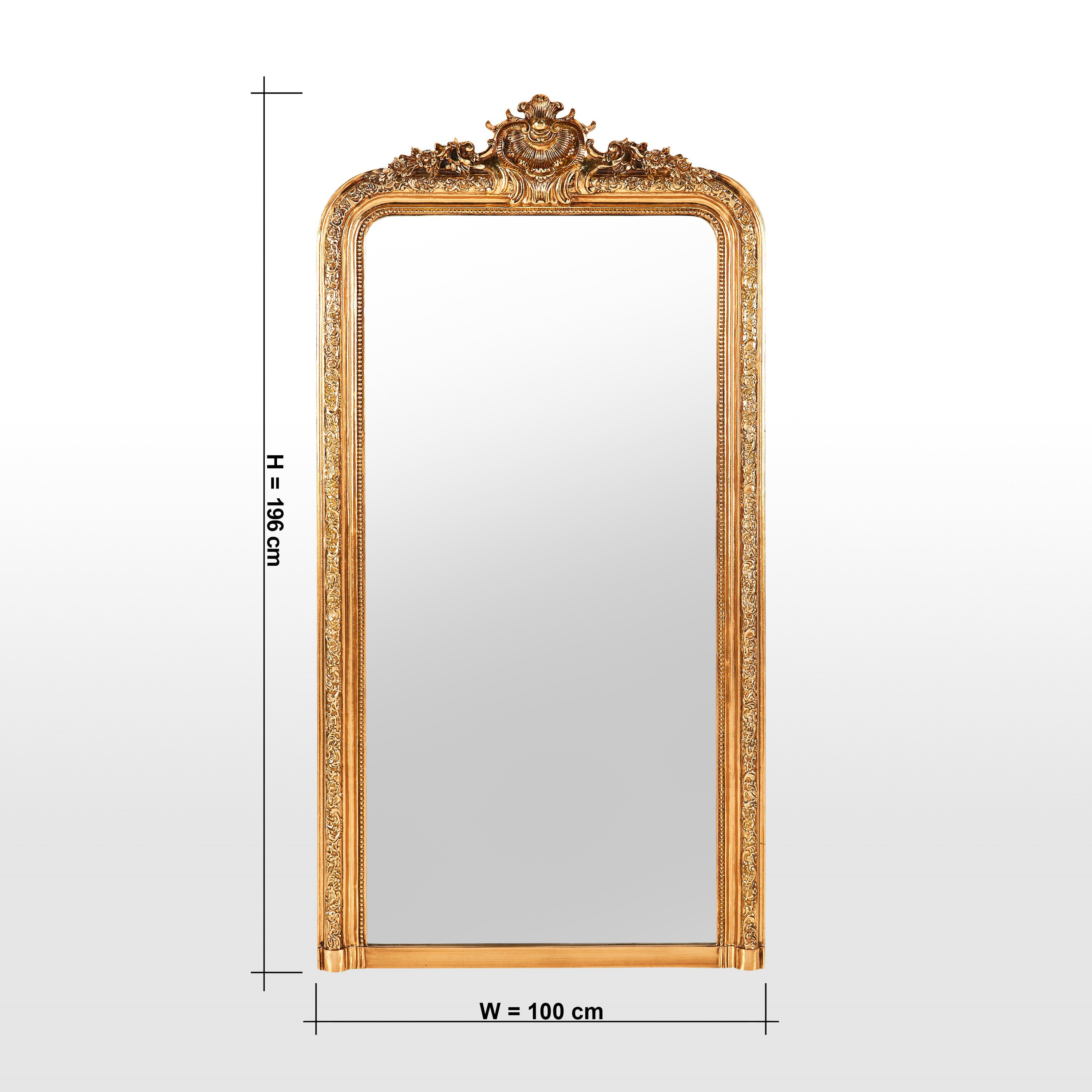Suraj Leaner Floor Mirror - 100x5x196 cm-household-walldecorandmirrors-mirrors-floormirrors-image-5