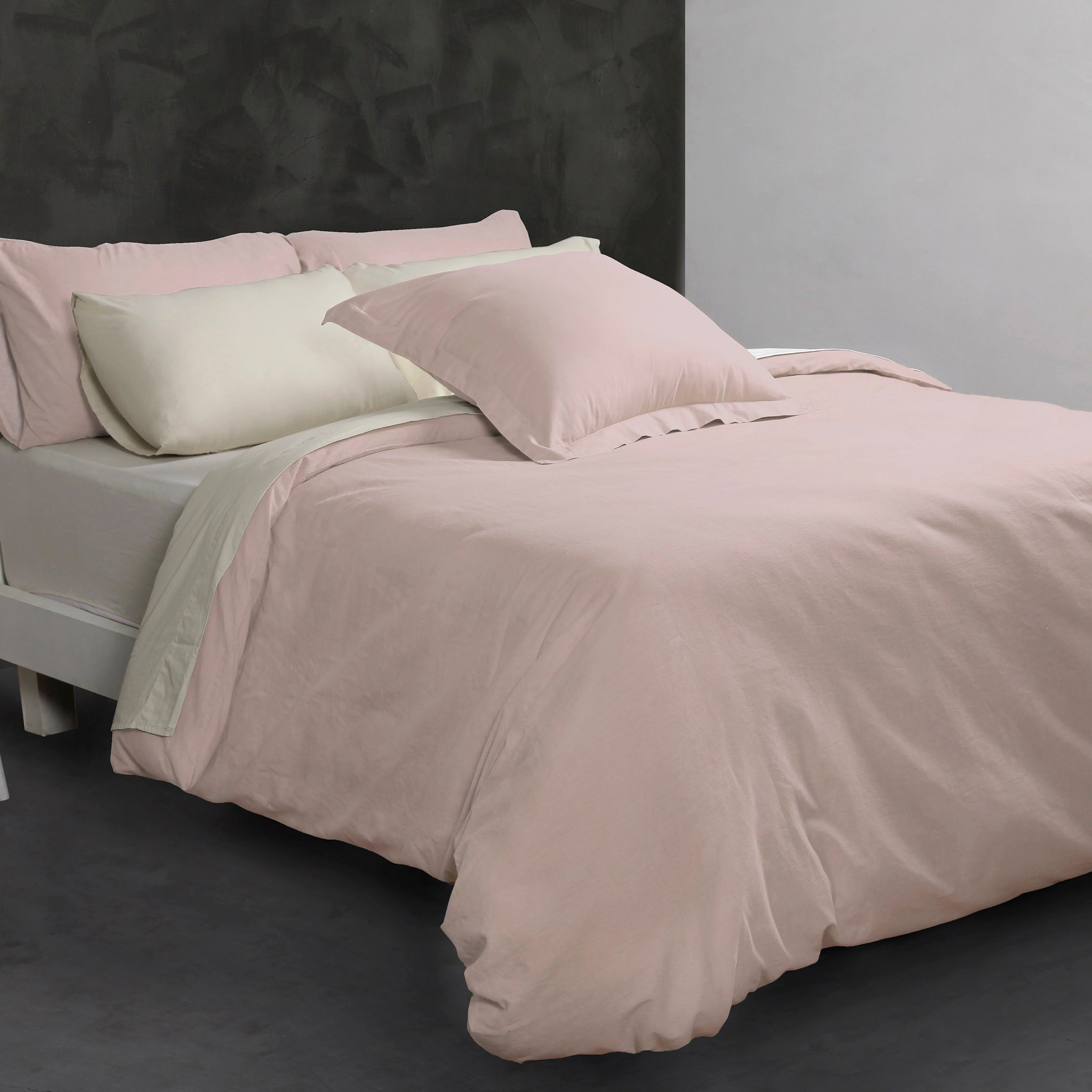 طقم أغطية لحاف كوين من 3 قطع من مينرال - 200×200 سم-household-bedding-duvetandcovers-duvetcovers-image-1