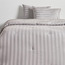 طقم لحاف سوبر كينج 3 قطع قطن بيما مخطط ستان بعدد خيوط 525 - 250x260 سم-household-bedding-comfortersandbedspreads-comforters-image-7