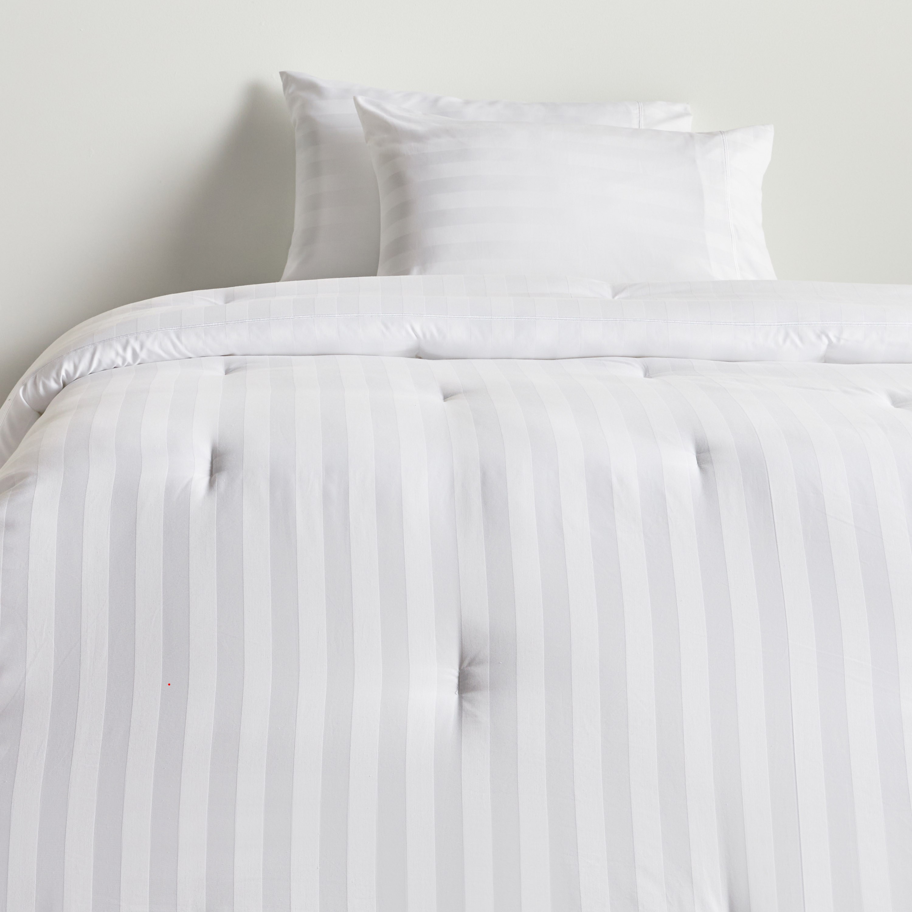 Satin Stripe Pima Cotton Sateen 525 Thread Count 3-Piece Full Comforter Set - 160x240 cm-household-bedding-comfortersandbedspreads-comforters-image-2