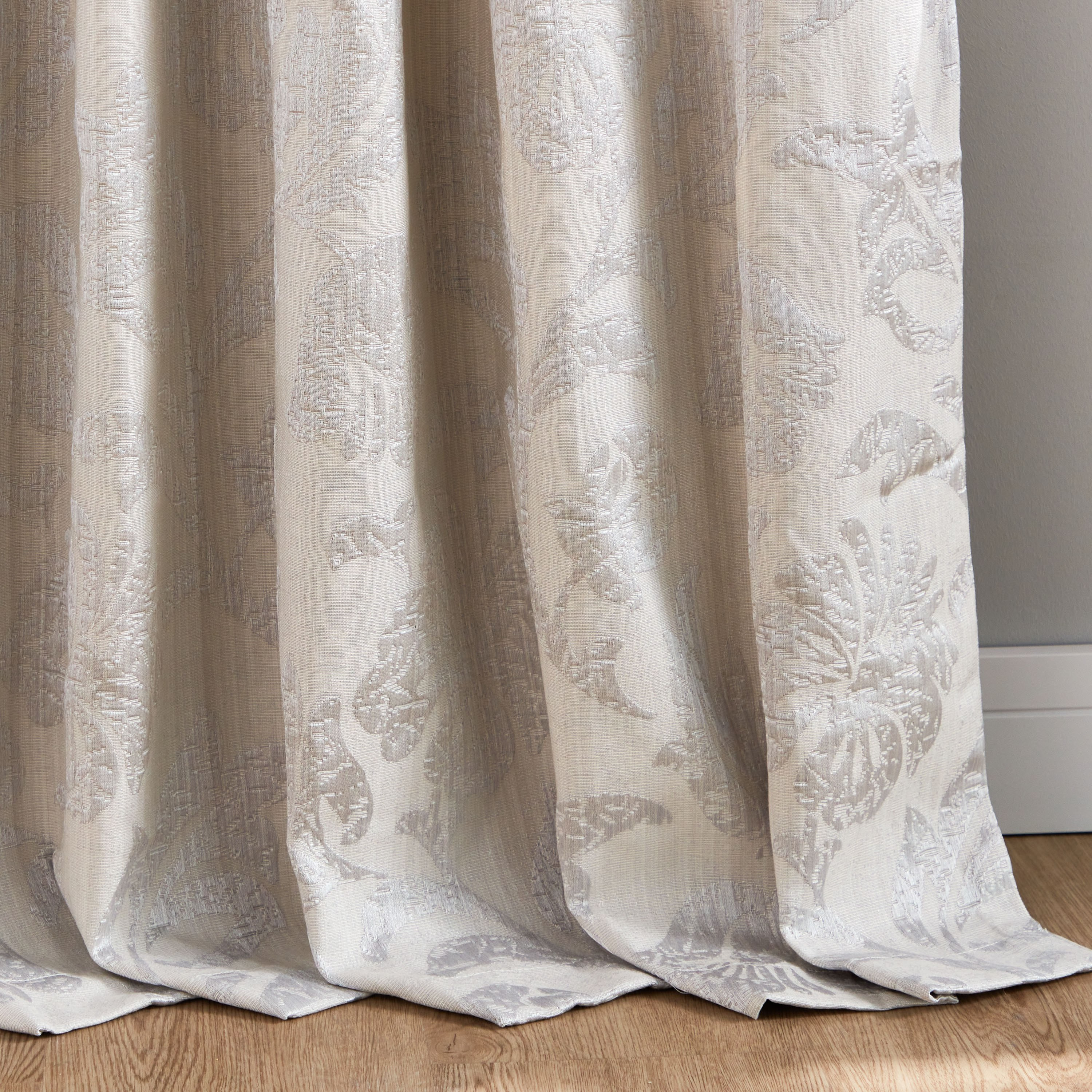 Torino 2-Piece Unlined Curtain Set - 135x240 cm-household-windows-curtains-image-4
