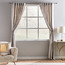 طقم ستائر غير مبطّنة قطعتين - تورينو - 135x240 سم -household-windows-curtains-image-1