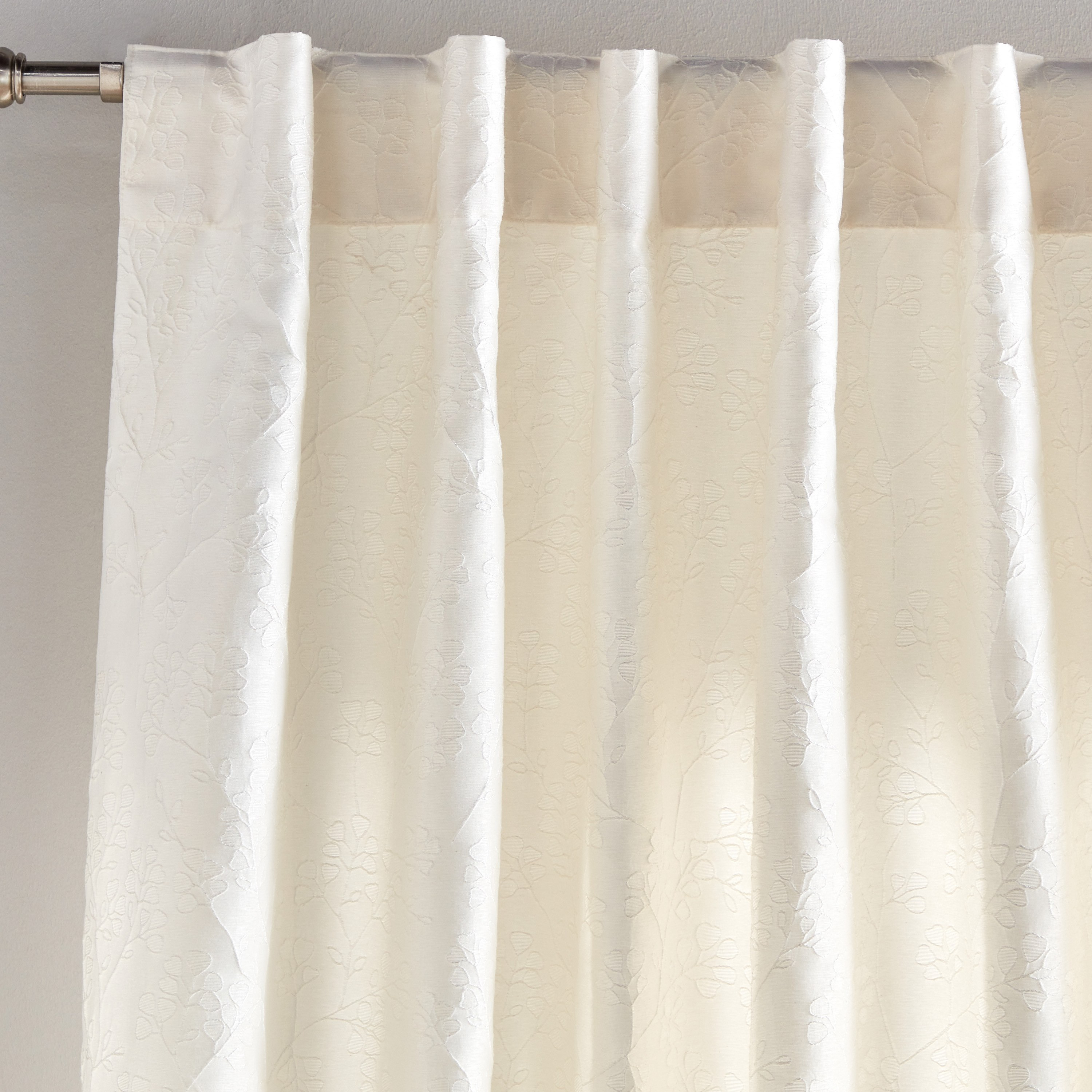 Trellis 2-Piece Lined Curtain Set - 135x240 cm-household-windows-curtains-image-2