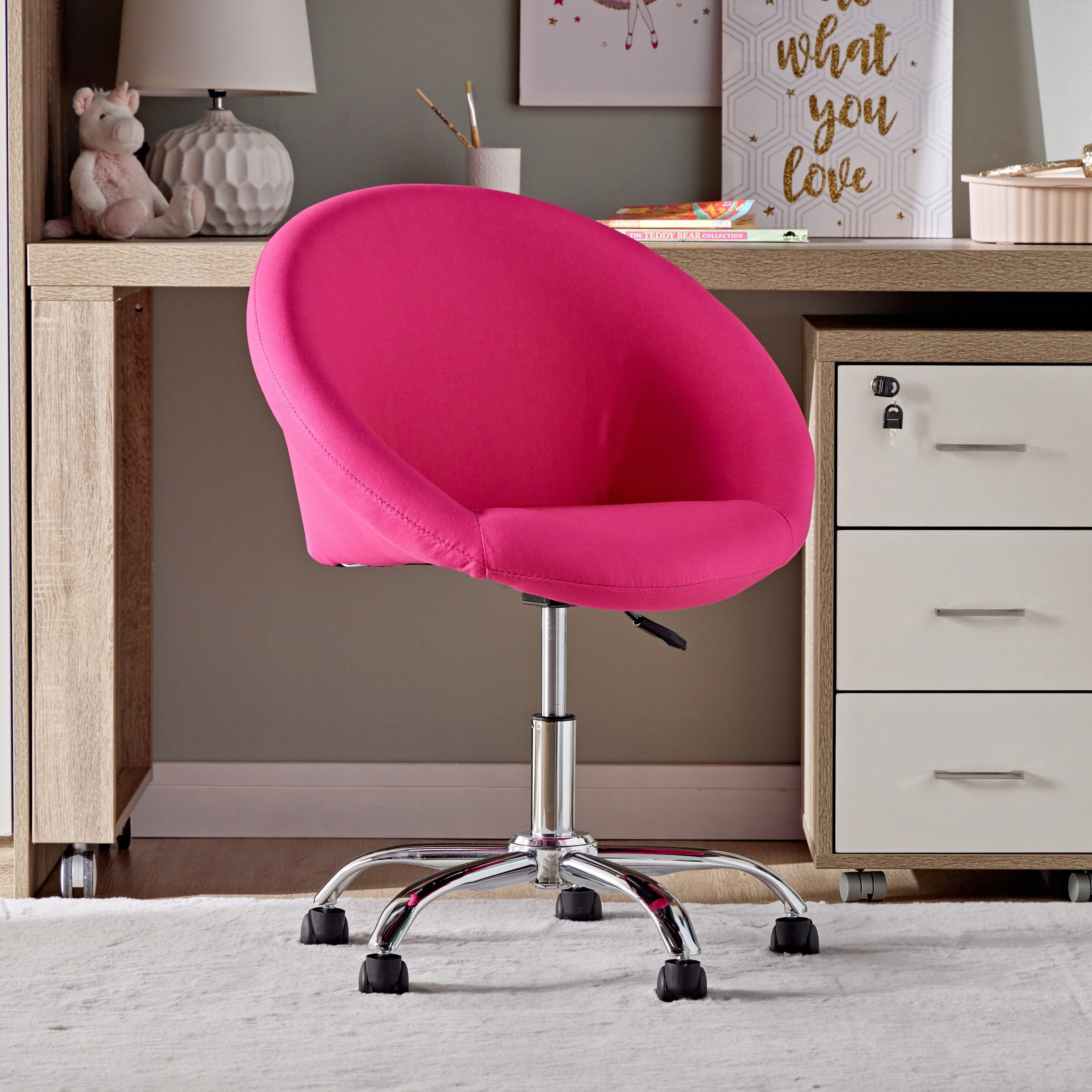 Hot pink outlet desk chair