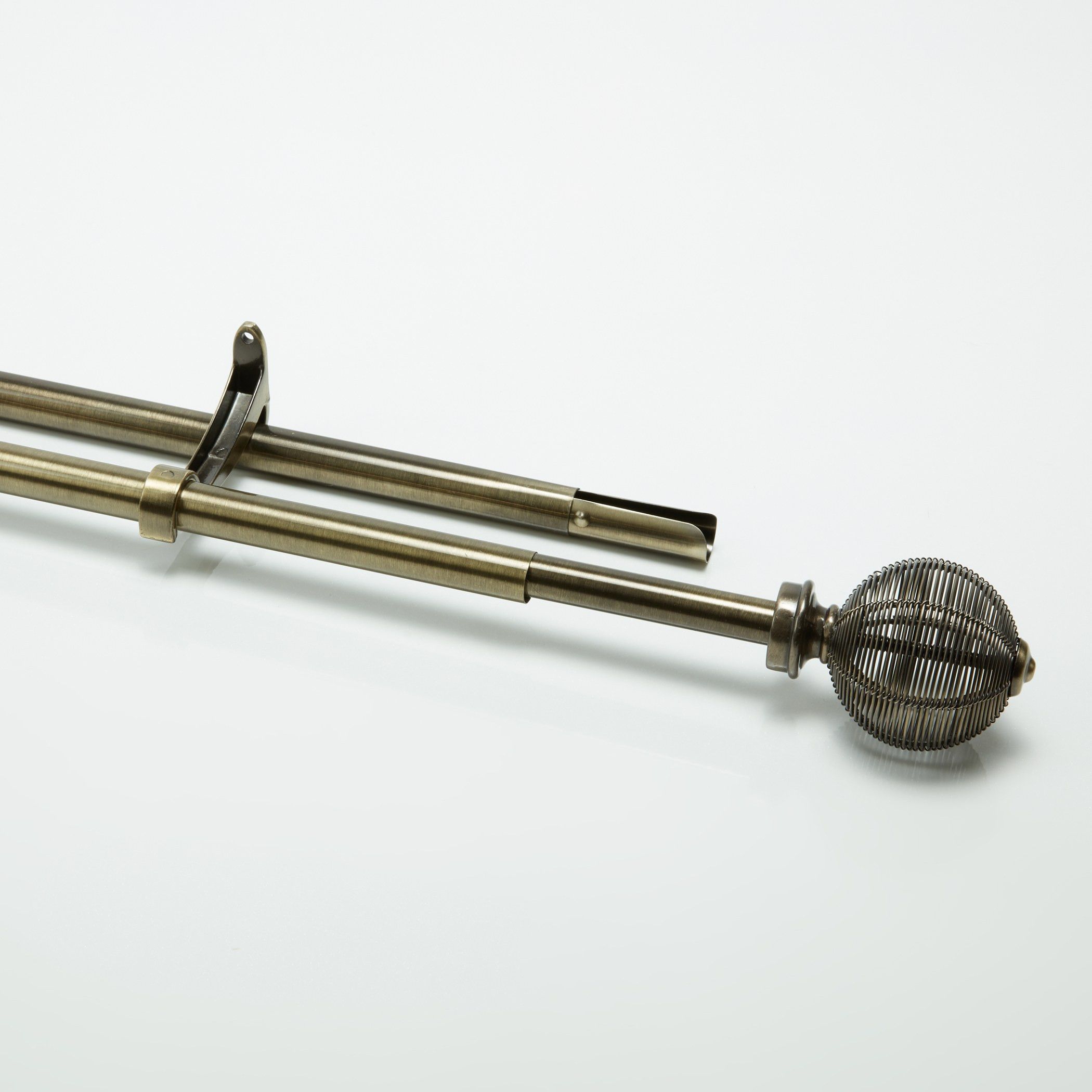 Single Extendable Curtain Rod - 132-366 cm-household-windows-curtainrodsandaccessories-curtainrods-image-1
