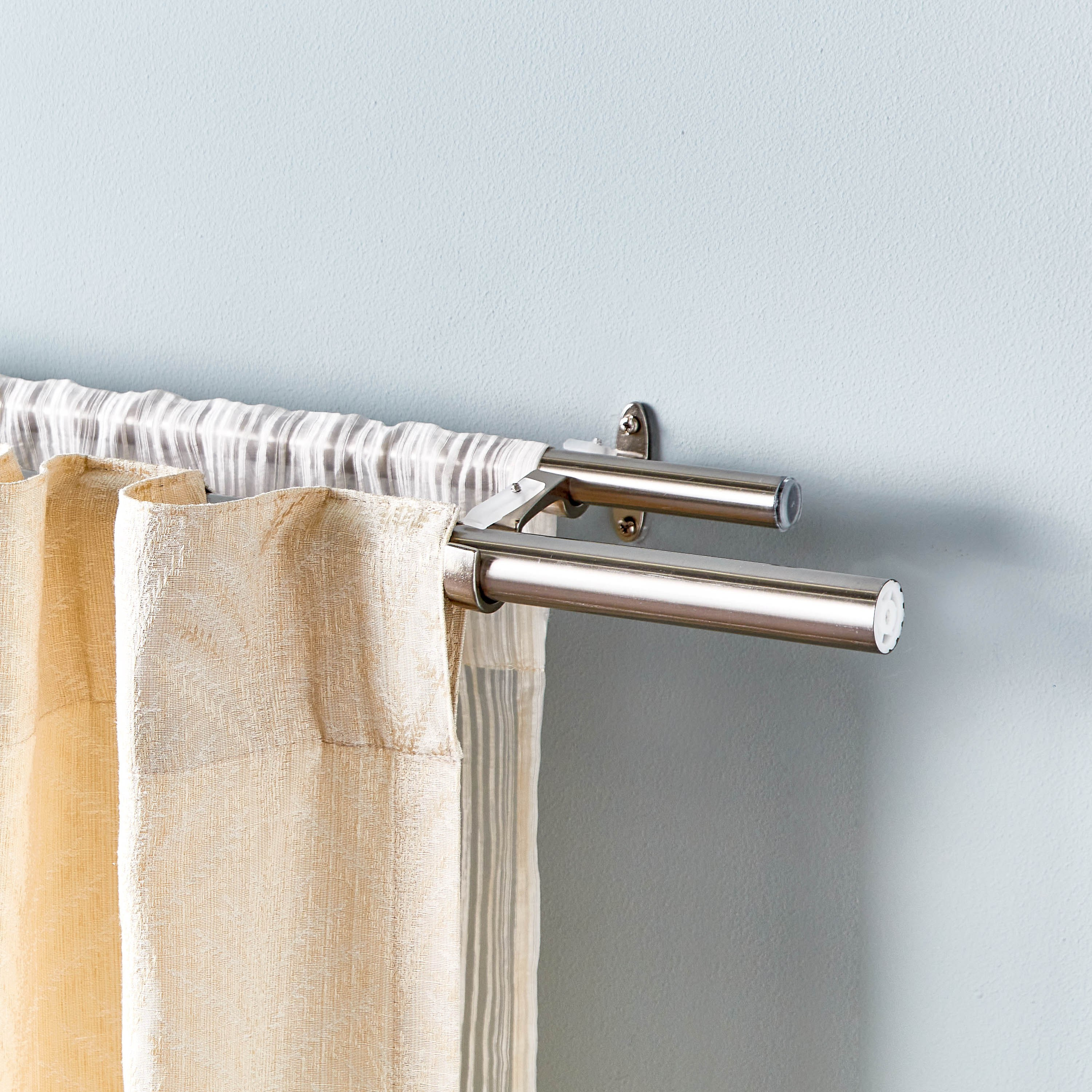 Mix and Match Extendable Double Curtain Rod - 157x457cm-household-windows-curtainrodsandaccessories-curtainrods-image-1