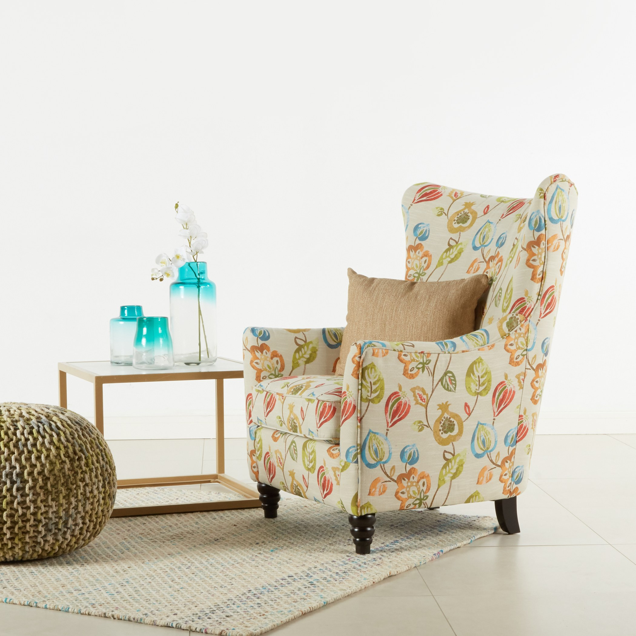 Elizabeth Floral Printed Armchair