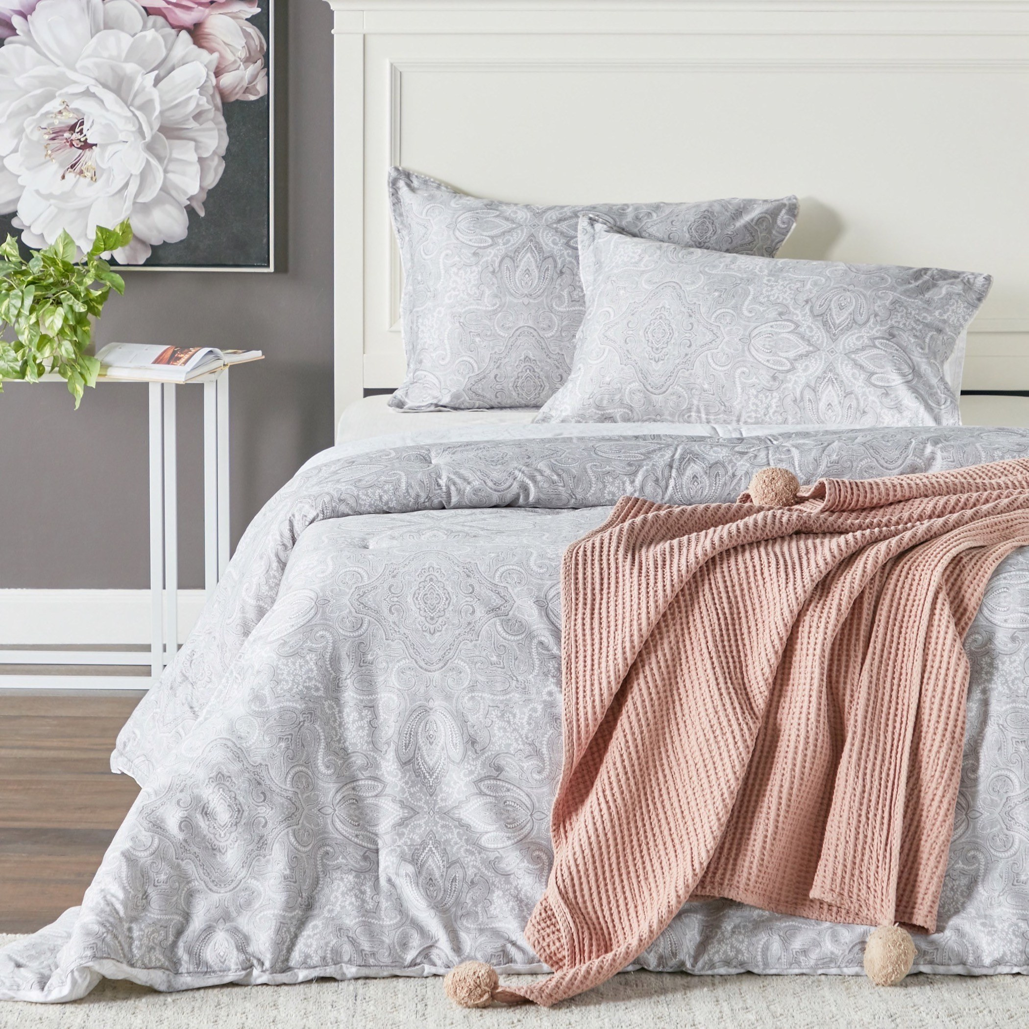 طقم لحاف سوبر كينج 3 قطع - ميليسا - 250×260 سم-household-bedding-comfortersandbedspreads-comforters-image-4
