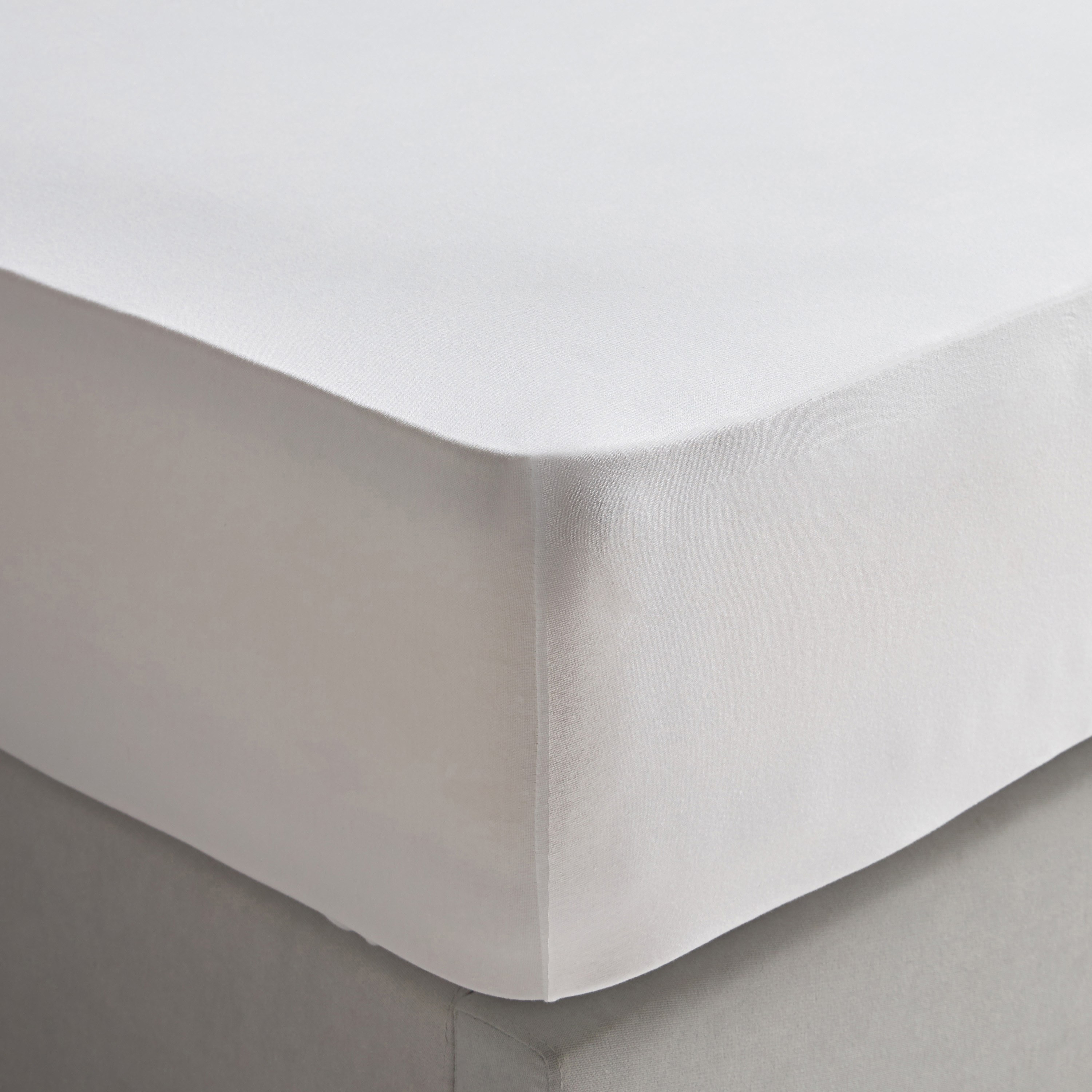Cloud Turkish Cotton Jersey Fitted Sheet - 120x200 cm-household-bedding-sheetsandpillowcases-fittedsheets-image-1