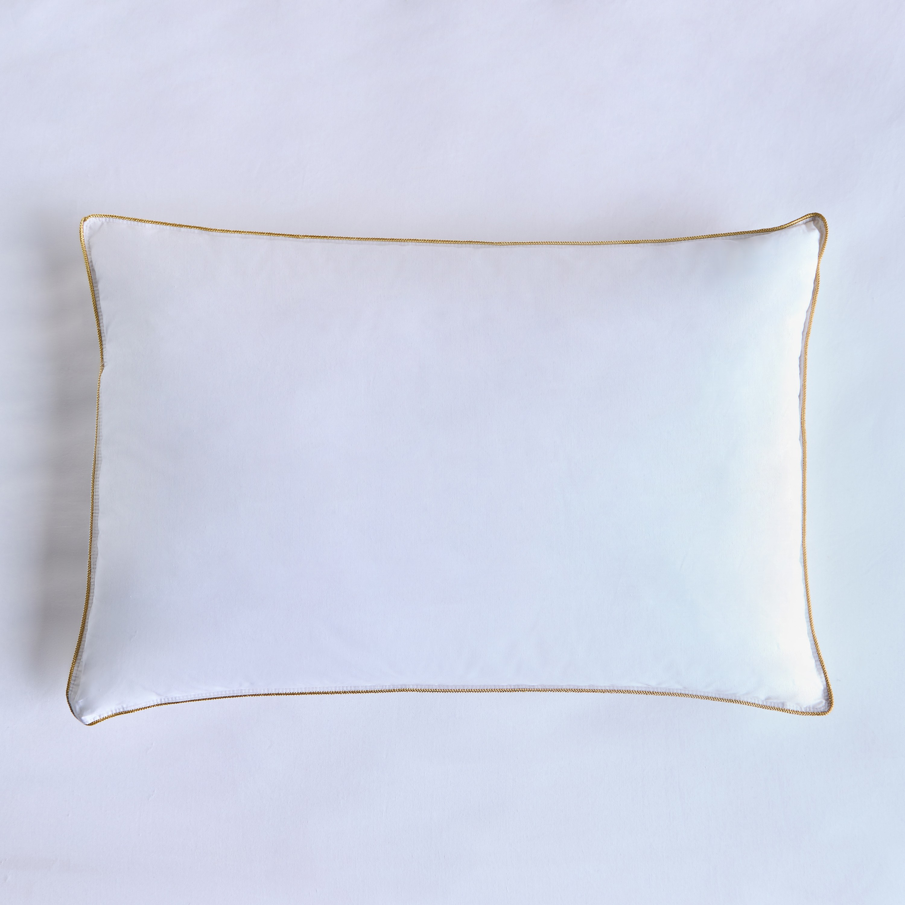 وسادة واحدة بحشوة بديل زغب الريش مضادة للحساسية - 50x75 سم-household-bedding-pillows-image-4