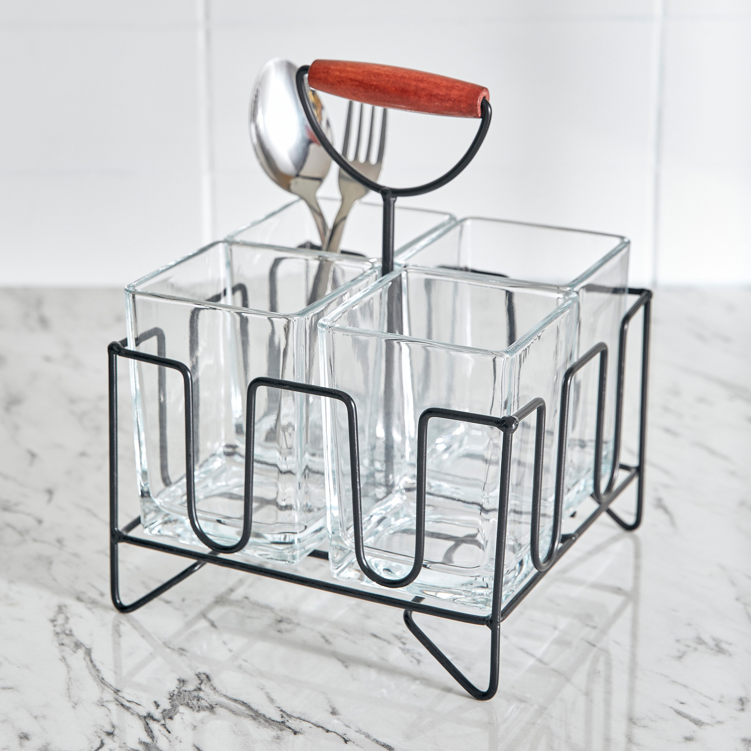 Downey 4-Section Flatware Caddy-household-kitchen-kitchenorganising-countertoporganising-image-2