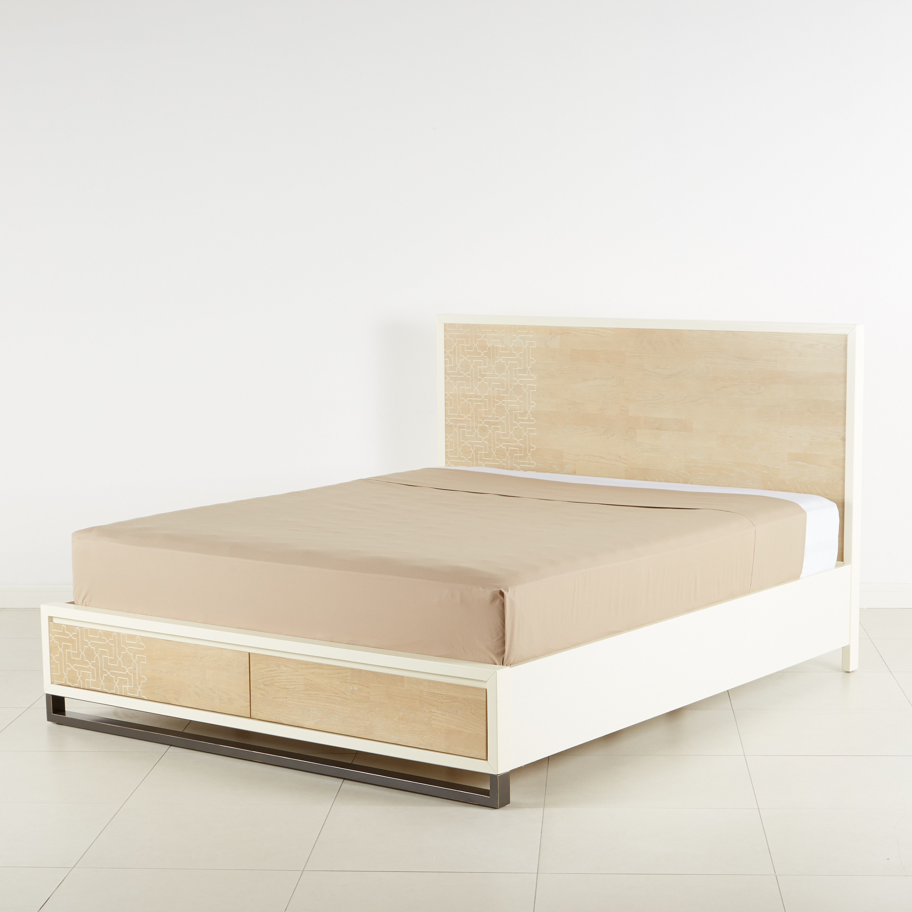 Serenity Cotton Percale 200 Thread Count Super King Flat Sheet - 260x270 cm-household-bedding-sheetsandpillowcases-flatsheets-image-1