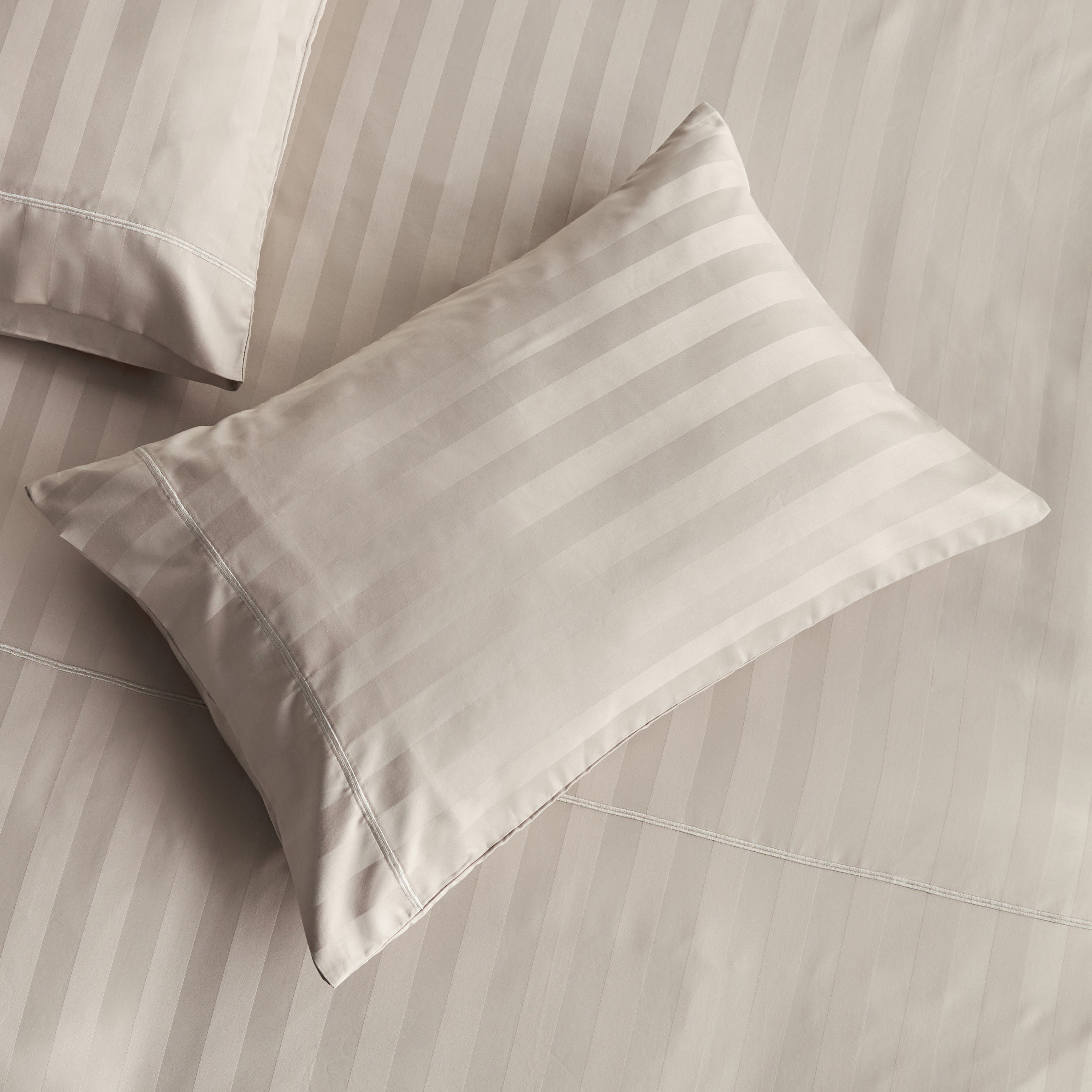 Satin Stripe Pima Cotton Sateen 525 Thread Count 3-Piece Full Duvet Cover Set - 160x200 cm-household-bedding-duvetandcovers-duvetcovers-image-3