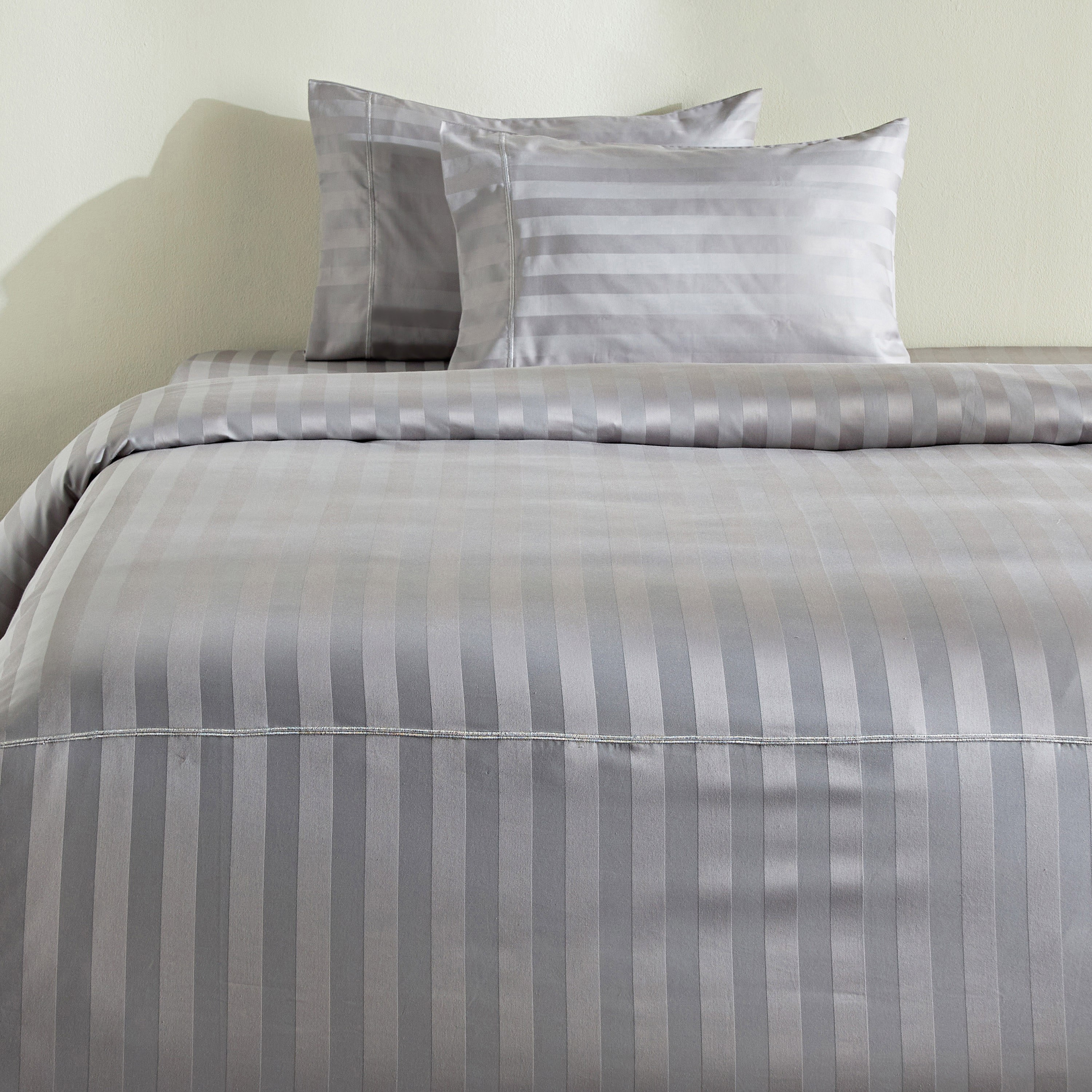 Satin Stripe Pima Cotton Sateen 525 Thread Count 3-Piece Queen Duvet Cover Set - 200x200 cm-household-bedding-duvetandcovers-duvetcovers-image-2