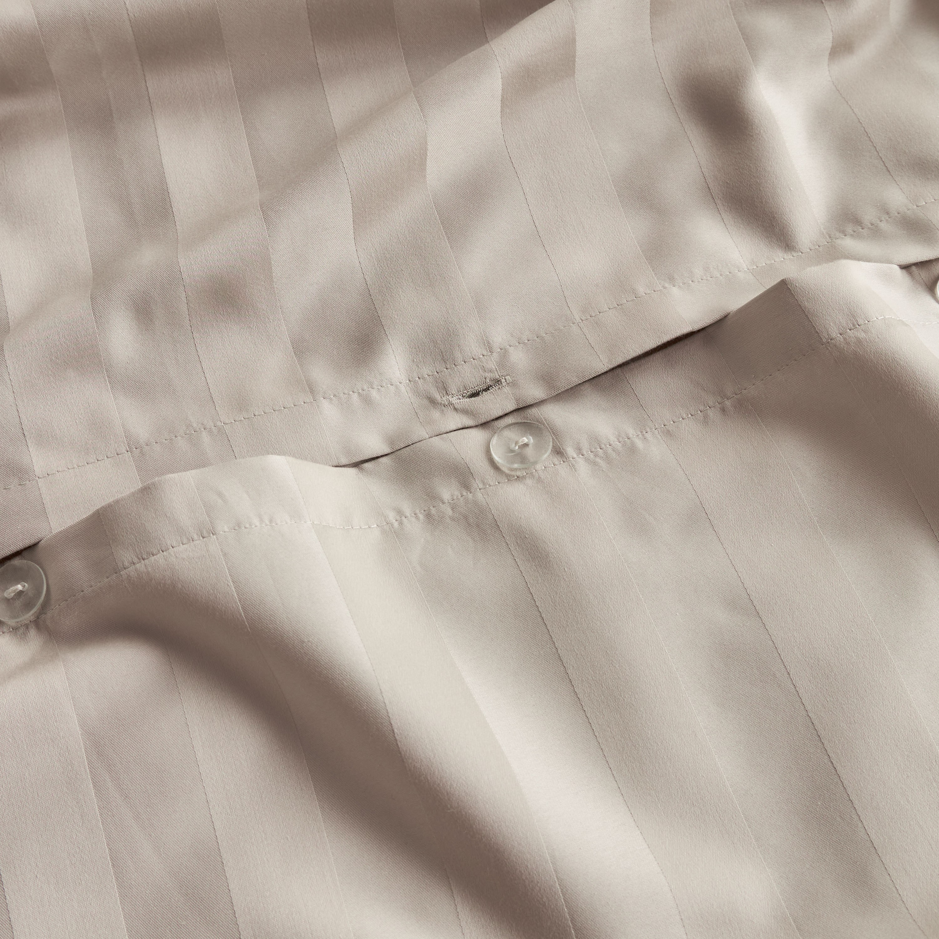Satin Stripe Pima Cotton Sateen 525 Thread Count 3-Piece King Duvet Cover Set - 220x230 cm-household-bedding-duvetandcovers-duvetcovers-image-4