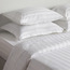 طقم غطاء لحاف سوبر كينج 3 قطع قطن بيما مخطط ستان بعدد خيوط 525 - 260x220 سم-household-bedding-duvetandcovers-duvetcovers-image-1