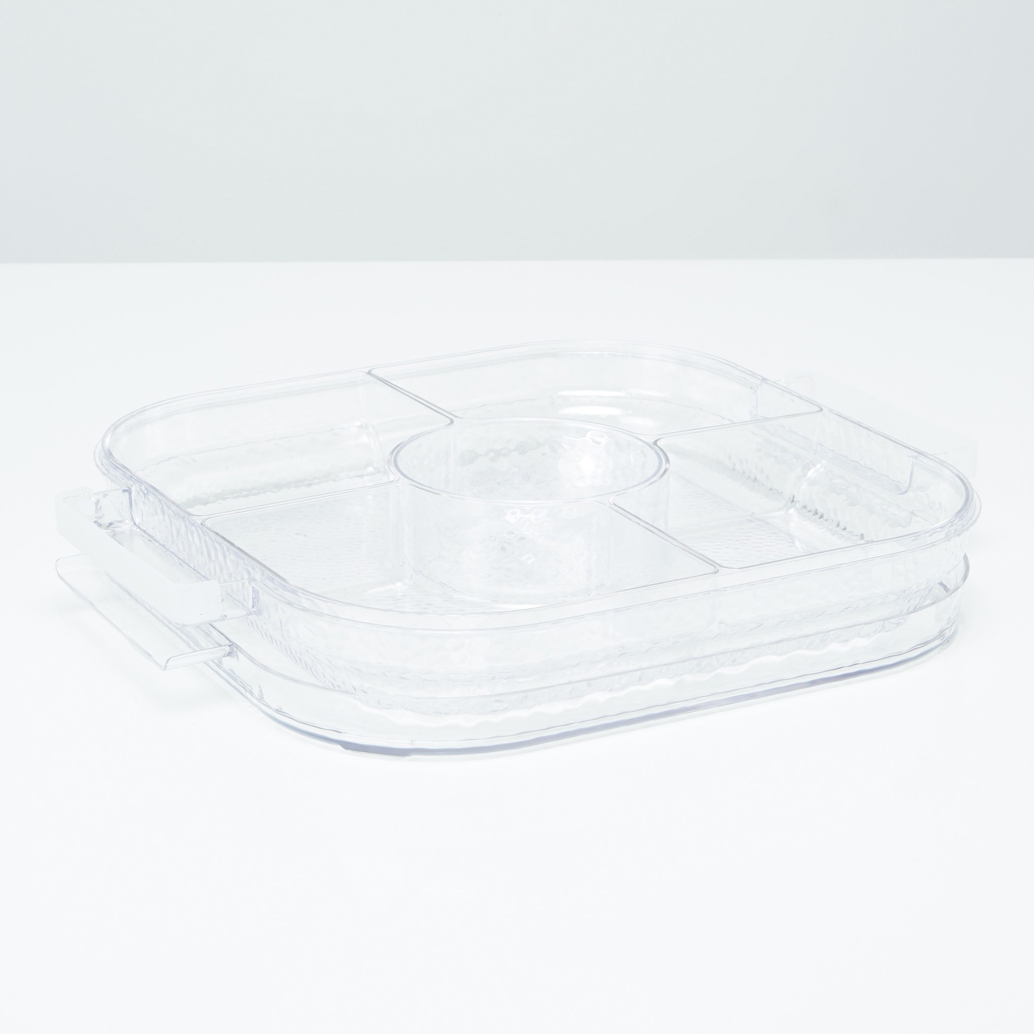 Krystal Server with Dividers and Lid-household-dining-serveware-chipsanddip-image-3