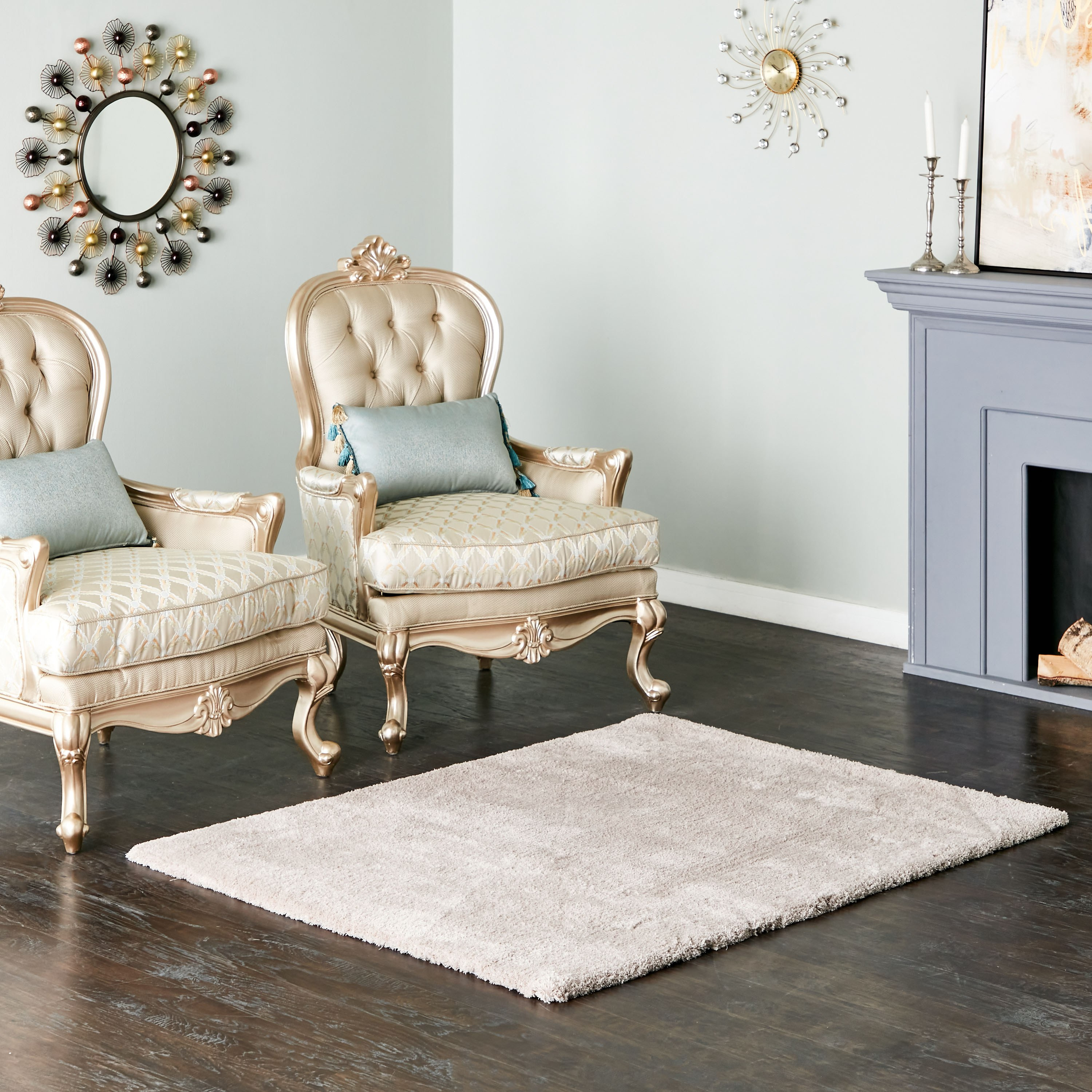 سجّادة شاجي كثيفة مخملية - فيفا - 120x160 سم -household-rugsandcarpets-rugs-image-2