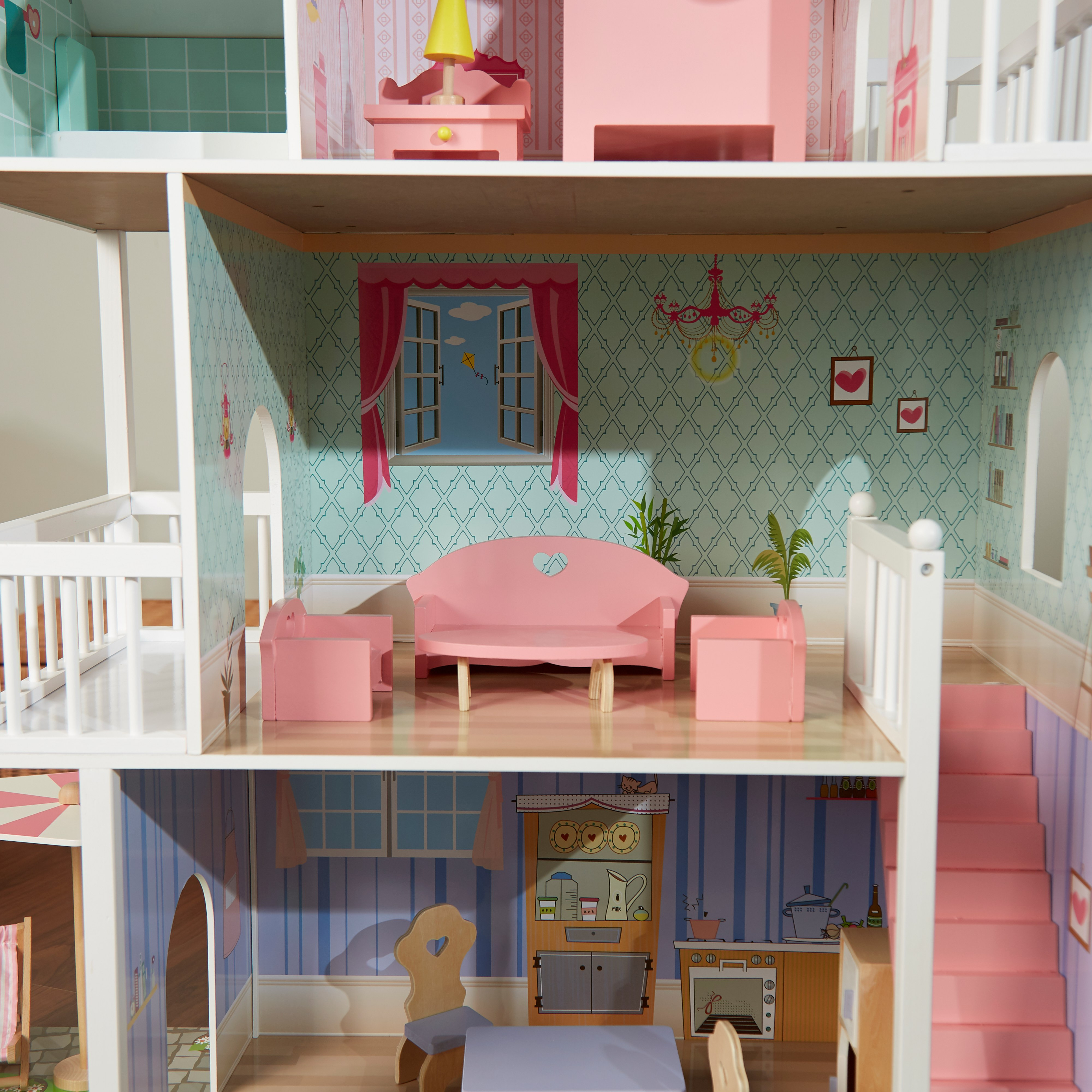Celestine 3-Storeyed Doll House-babyandkids-toys-pretendplay-image-3