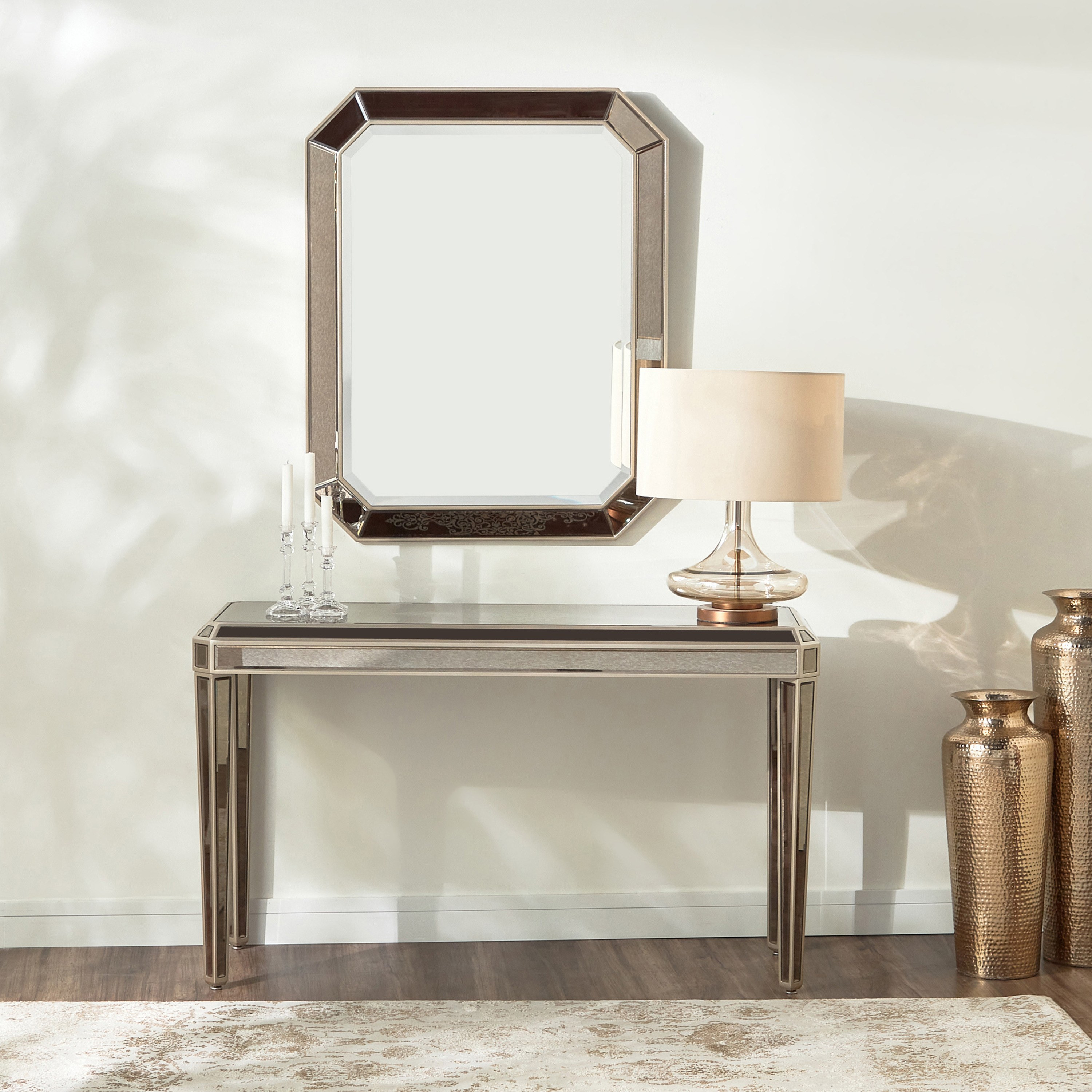 Shop Jewel Console Table with Mirror | Homecentre Oman