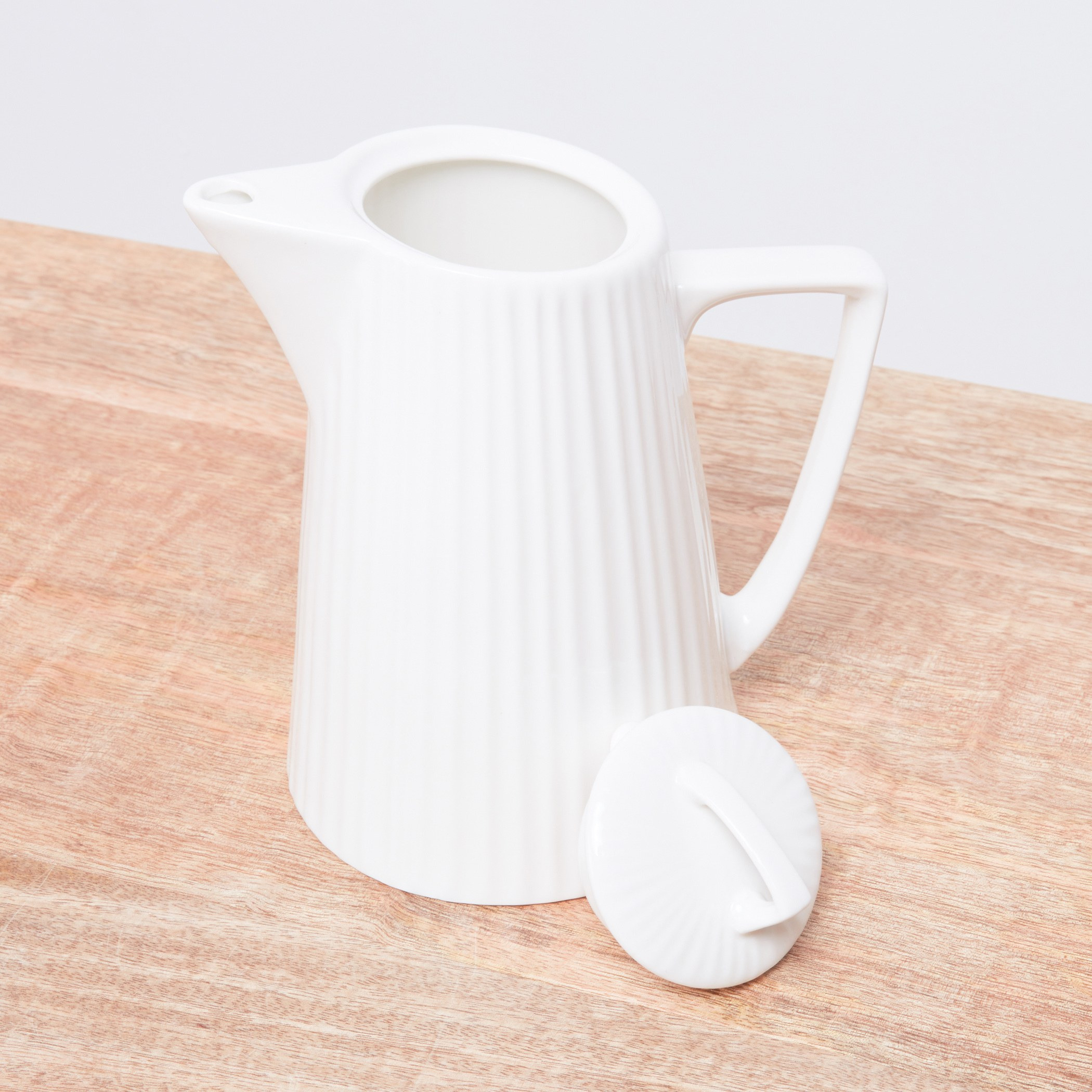 Ripple Textured Coffee Pot with Lid-household-dining-dinnerware-dinnerwarecollections-image-2