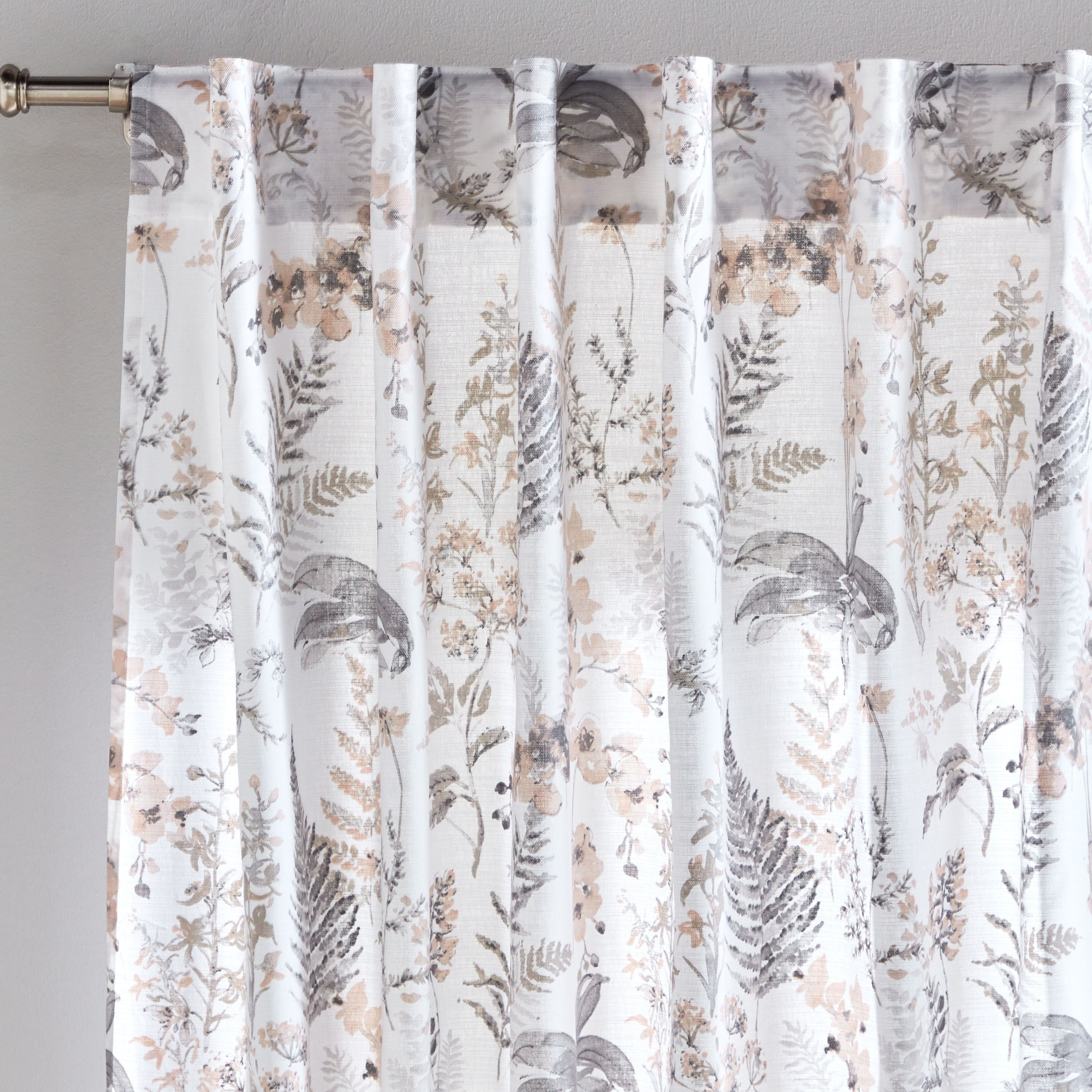 Jardim 2-Piece Printed Curtain Set - 135x240 cm-household-windows-curtains-image-2