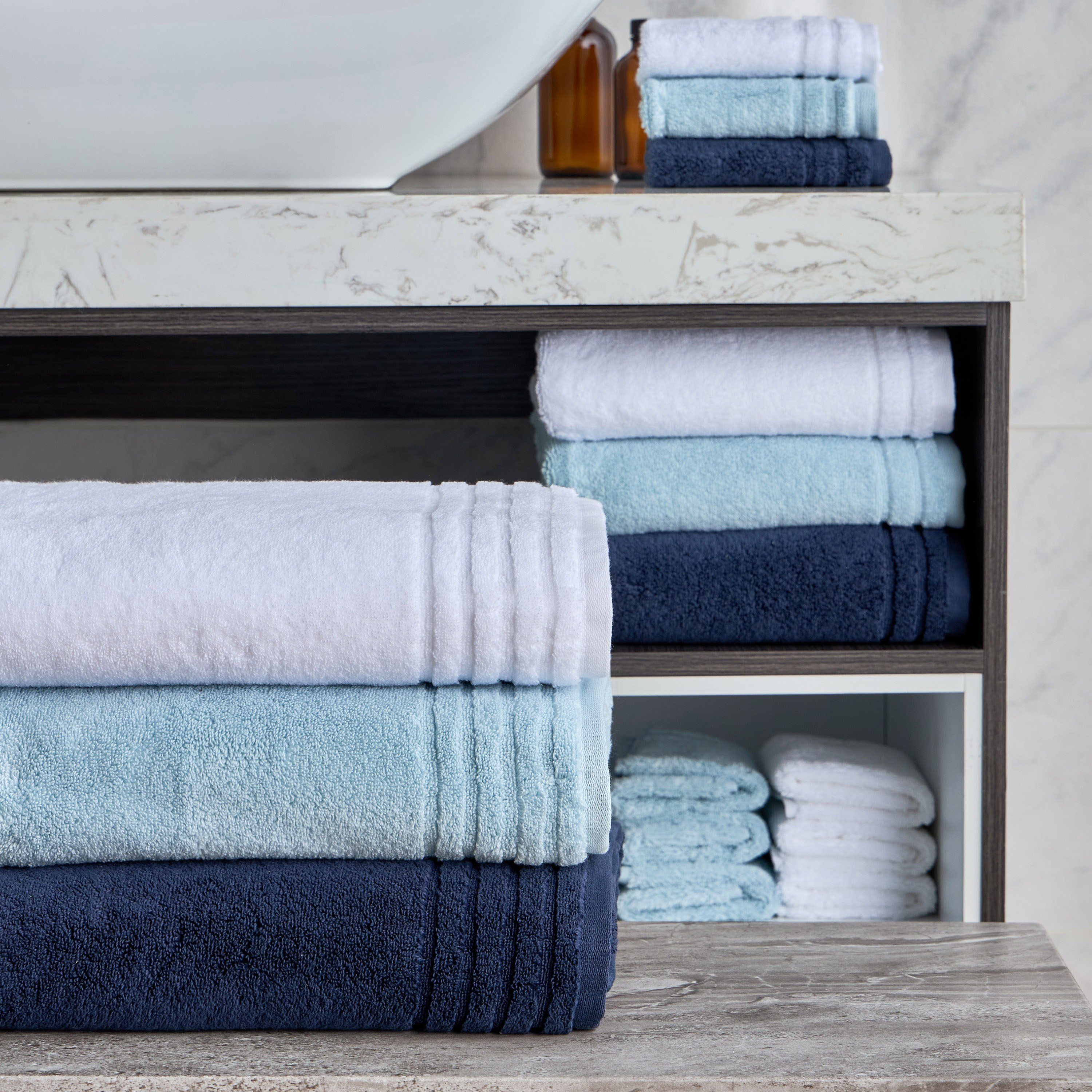 Egyptian 600 GSM Cotton Bath Sheet - 90x150 cm-household-bathandlaundry-bathlinen-towels-image-5