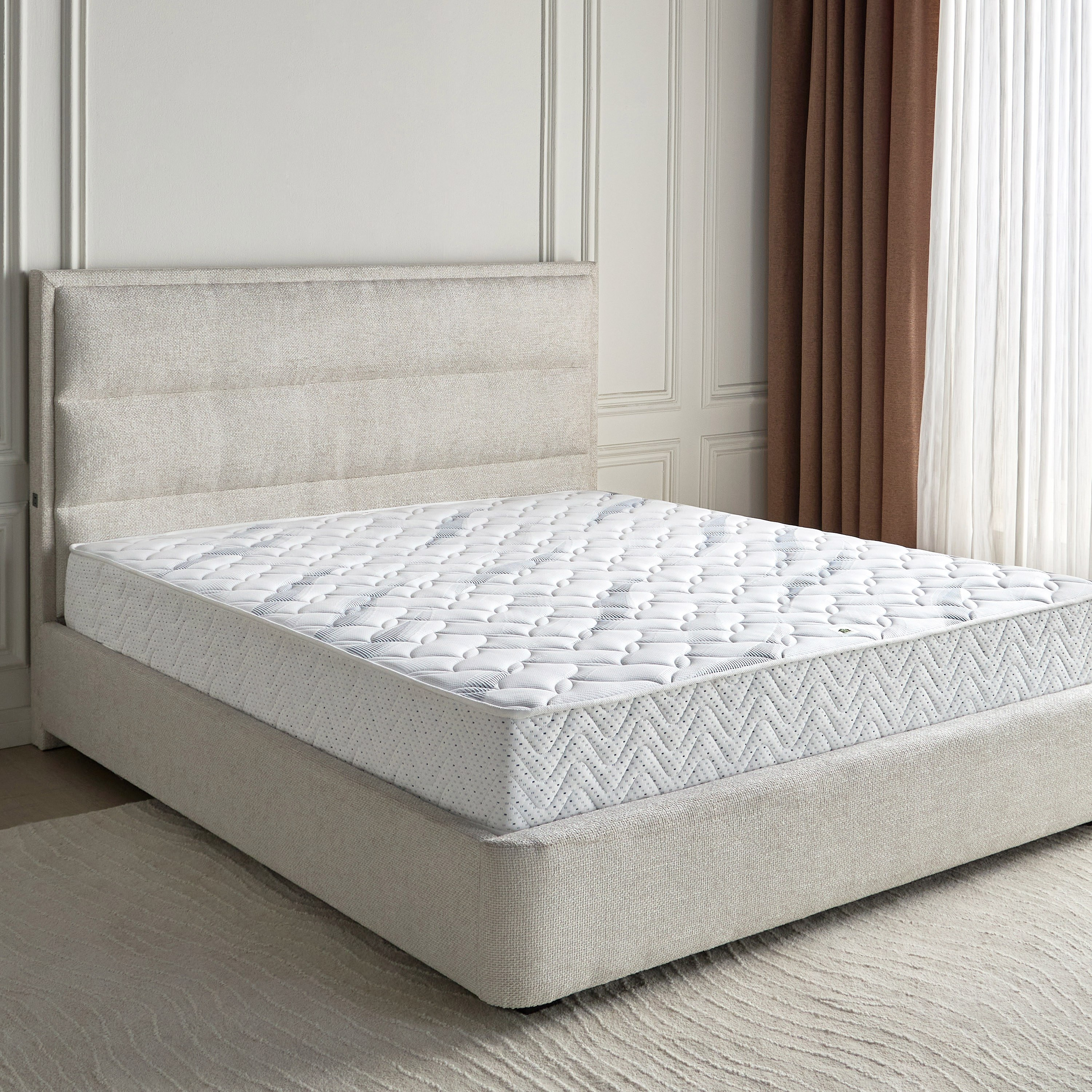 Prime Relax Spring King Mattress - 180x200 cm-furniture-mattresses-kingmattresses-image-6