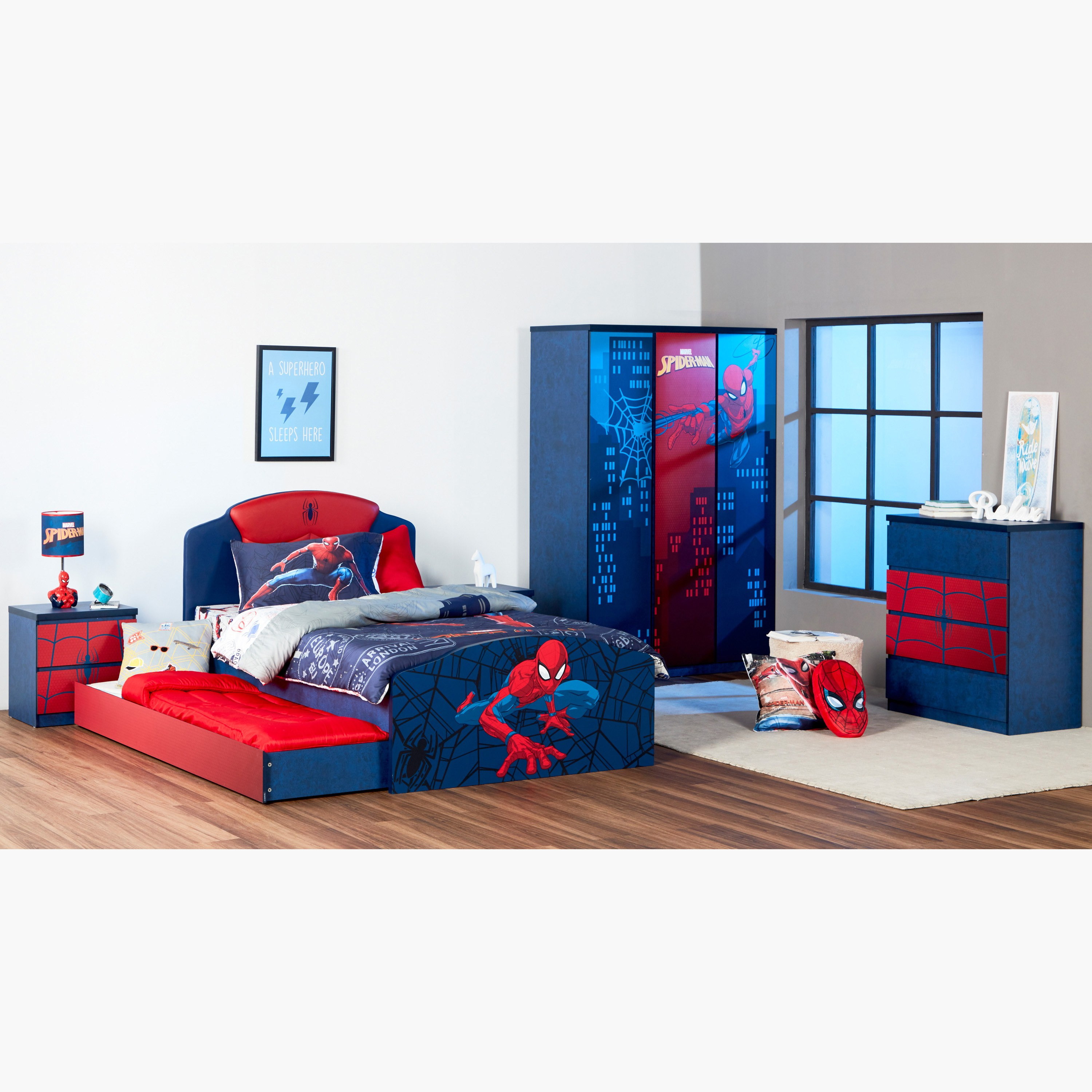 Shop Disney Spider Man Chest of 4 Drawers Homecentre Oman