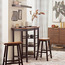 طقم طاولة طعام مرتفعة بسطح خشبي مقعدين - تامبا-furniture-diningroom-diningsets-image-1